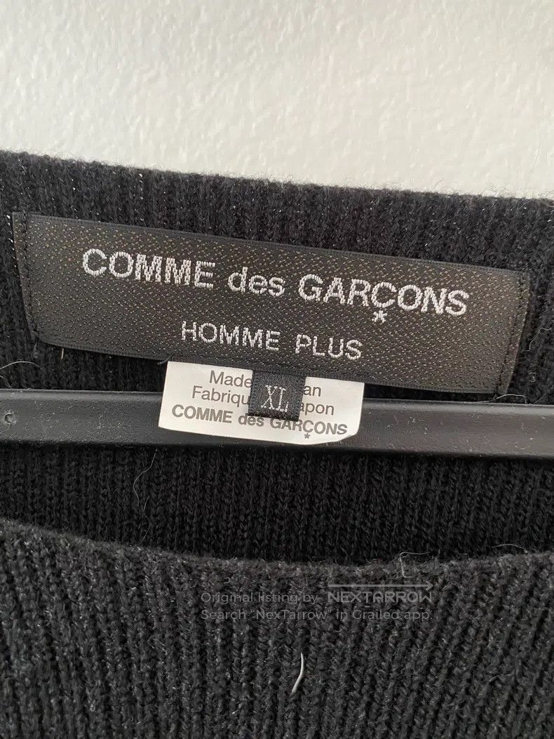 Comme des Garcons Comme Des Garcons Black Asymmetrical Knitwear Size US XL / EU 56 / 4 - 3 Thumbnail