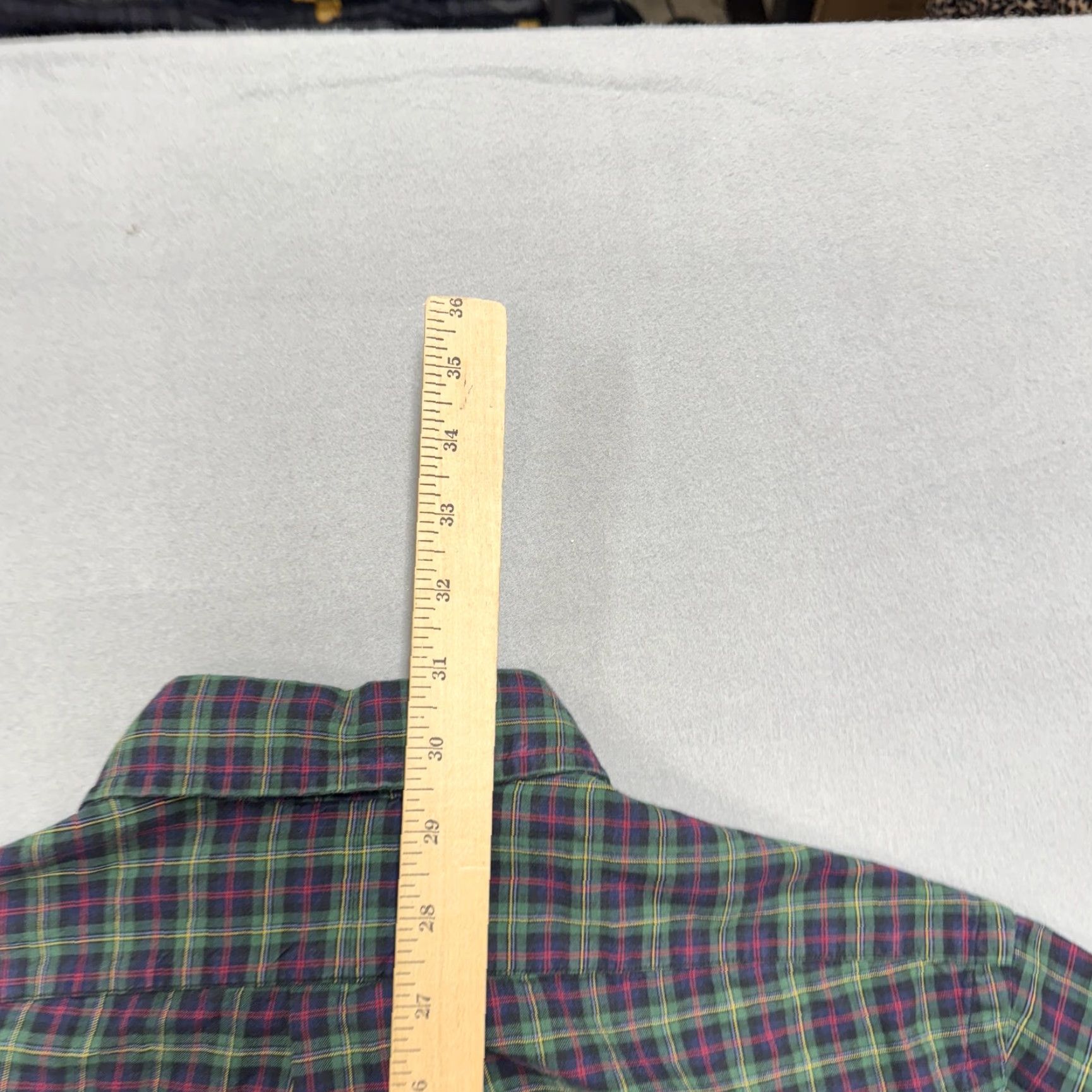 Ralph Lauren Ralph Lauren Shirt Mens Small Green Plaid Button-Down Long Sleeve Casual Size US S / EU 44-46 / 1 - 6 Thumbnail