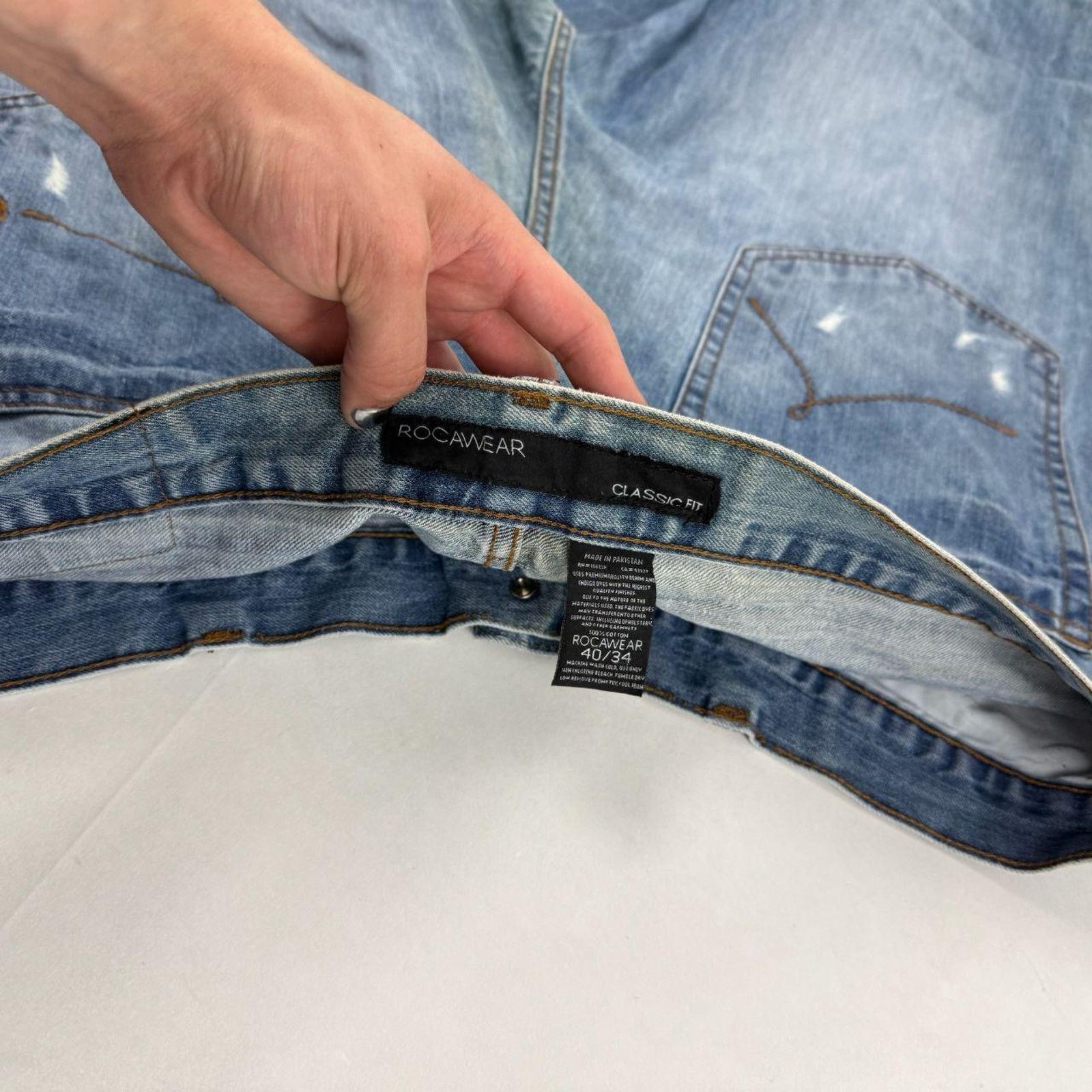 JNCO × Rocawear × Vintage Vintage y2k grunge archive skater baggy wide leg rare jeans Size US 42 / EU 58 - 6 Thumbnail