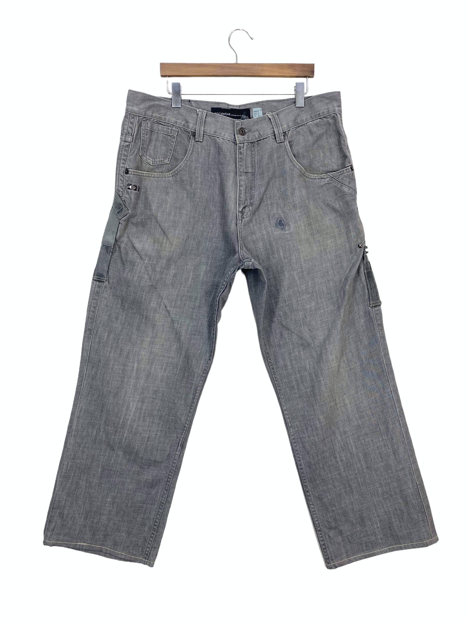 Rocawear Rocawear Baggy Pants Hip Hop Workwear Hickory Skateboards Size US 39 - 2 Thumbnail