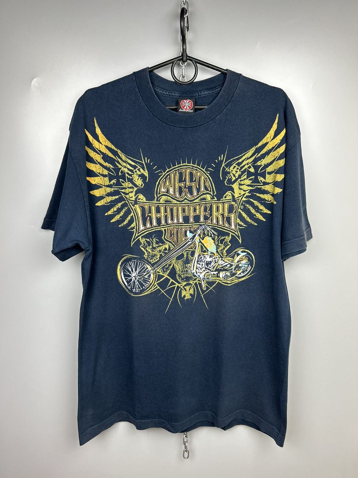 Band Tees Vintage West Coast Choppers Bike T shirt Size US XL / EU 56 / 4 - 2 Thumbnail