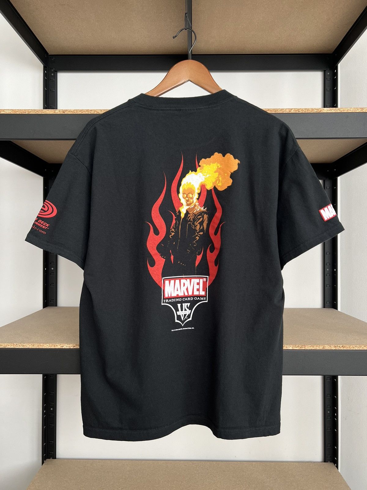 Marvel Comics Vintage 2005 Marvel Trading Card Game Ghost Rider Comics Tee Size US L / EU 52-54 / 3 - 4 Thumbnail