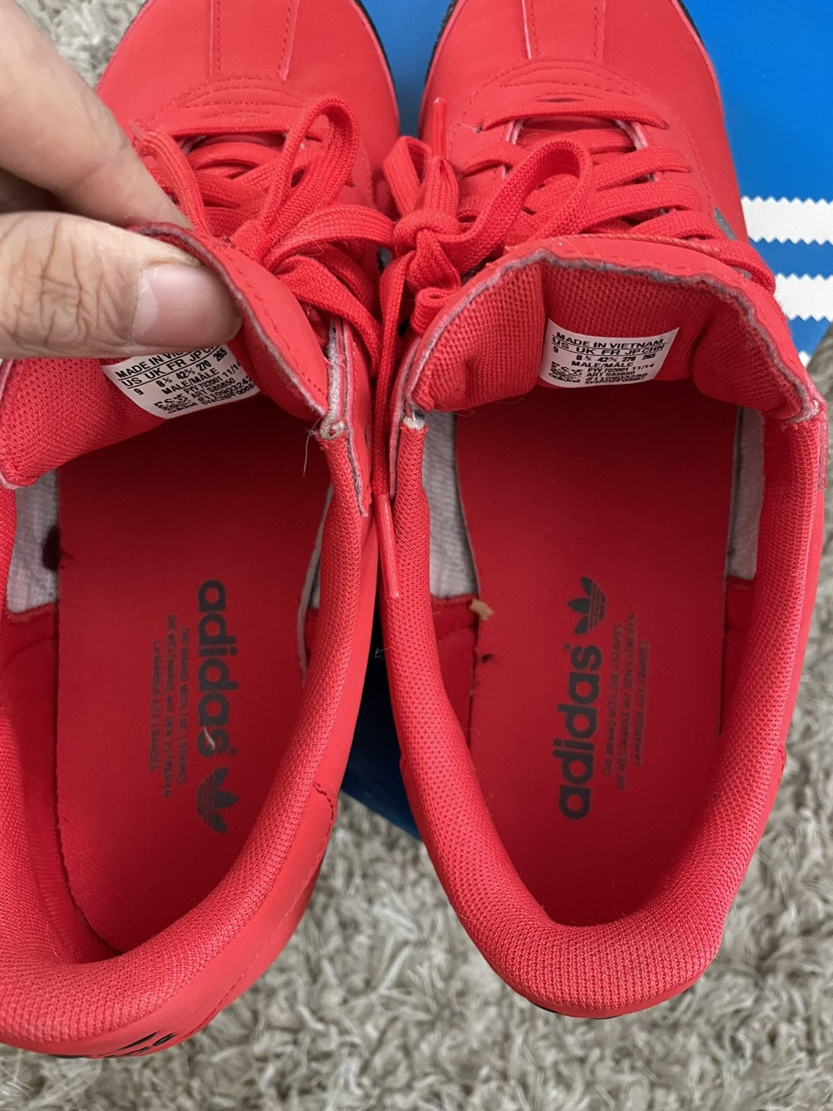 Adidas Adidas Samoa Red/Black/Grey Size US 9 / EU 42 - 8 Thumbnail