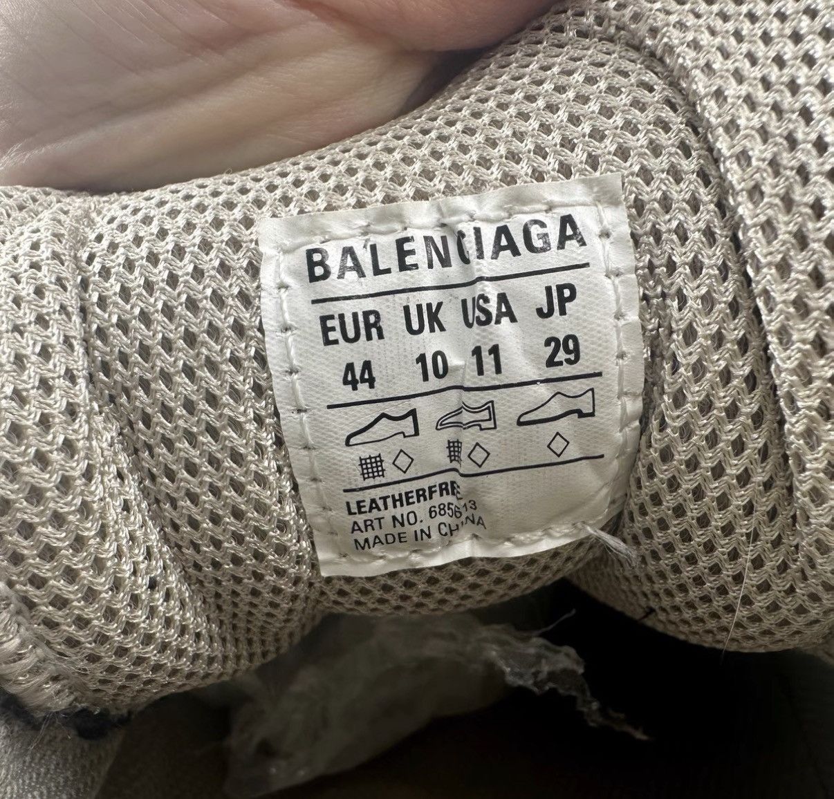 Balenciaga Balenciaga Beige Tire Sneakers K12 Size US 10 / EU 43 - 6 Thumbnail