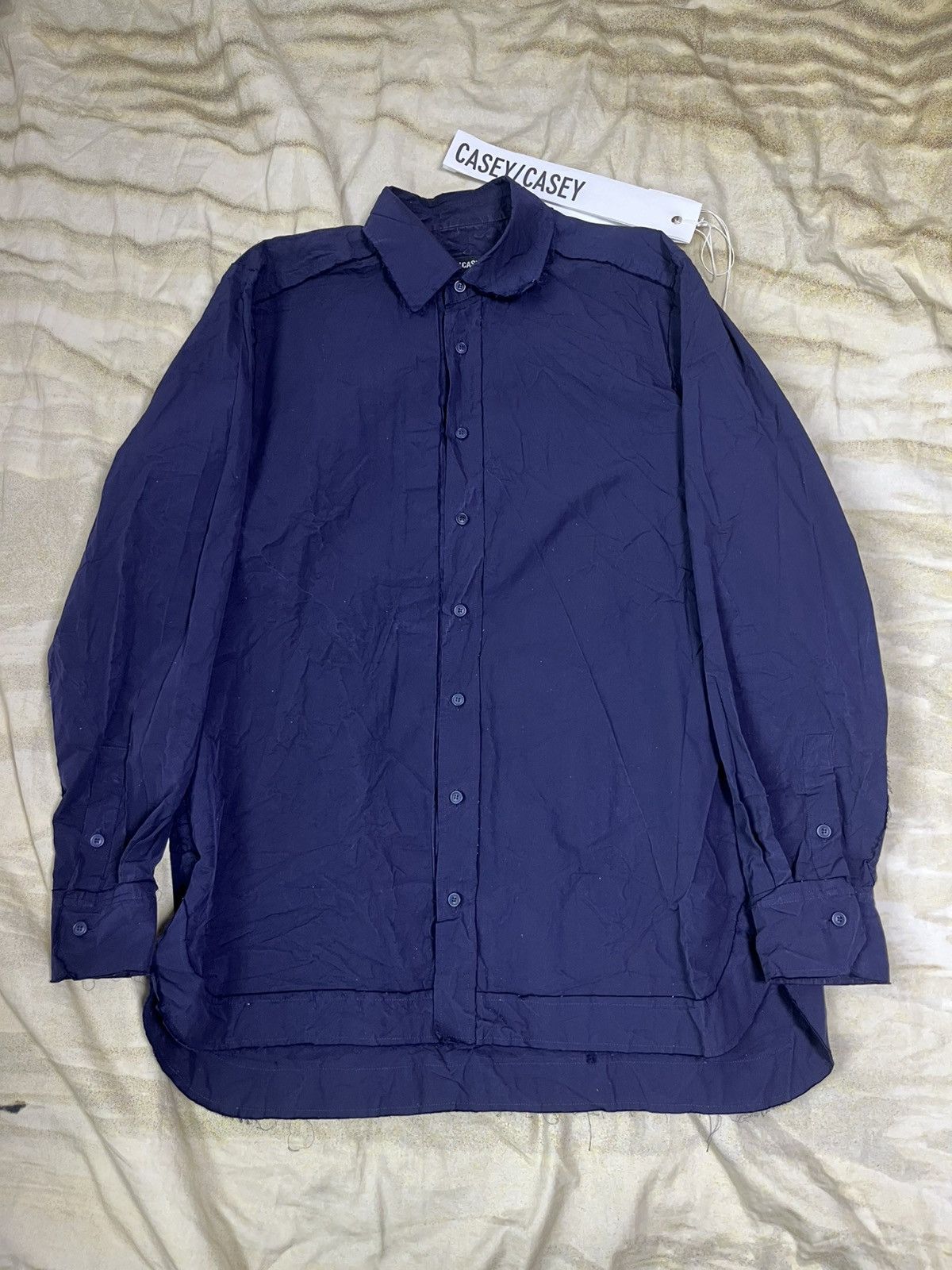 Casey Casey [M] Casey Casey Raw Cut BIG RACCOURICE Paper Cotton Shirts Size US M / EU 48-50 / 2 - 2 Thumbnail