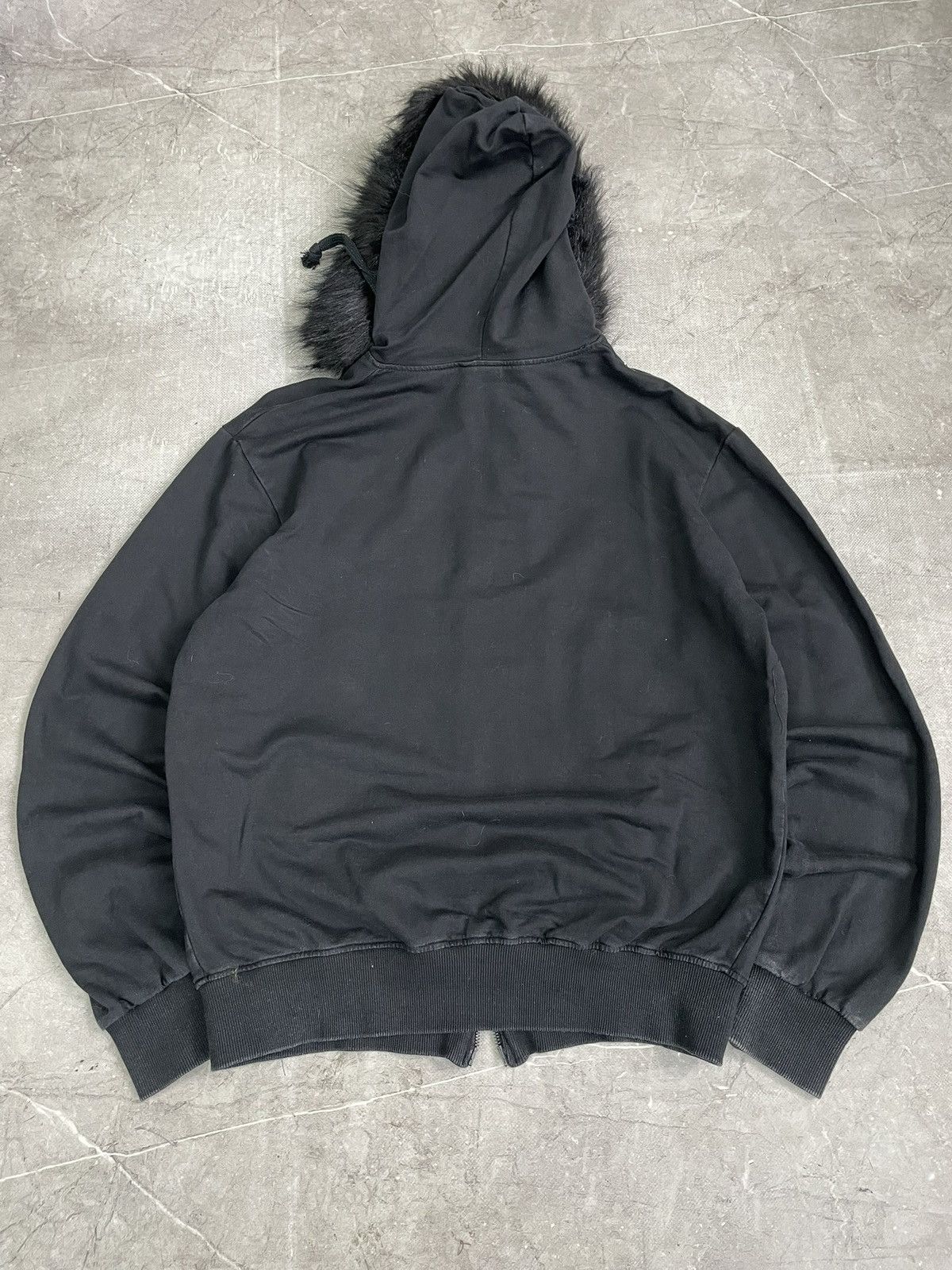 Seditionaries Hype yohji yamamoto style gothic fur hood hoodie 90s Size US M / EU 48-50 / 2 - 7 Thumbnail