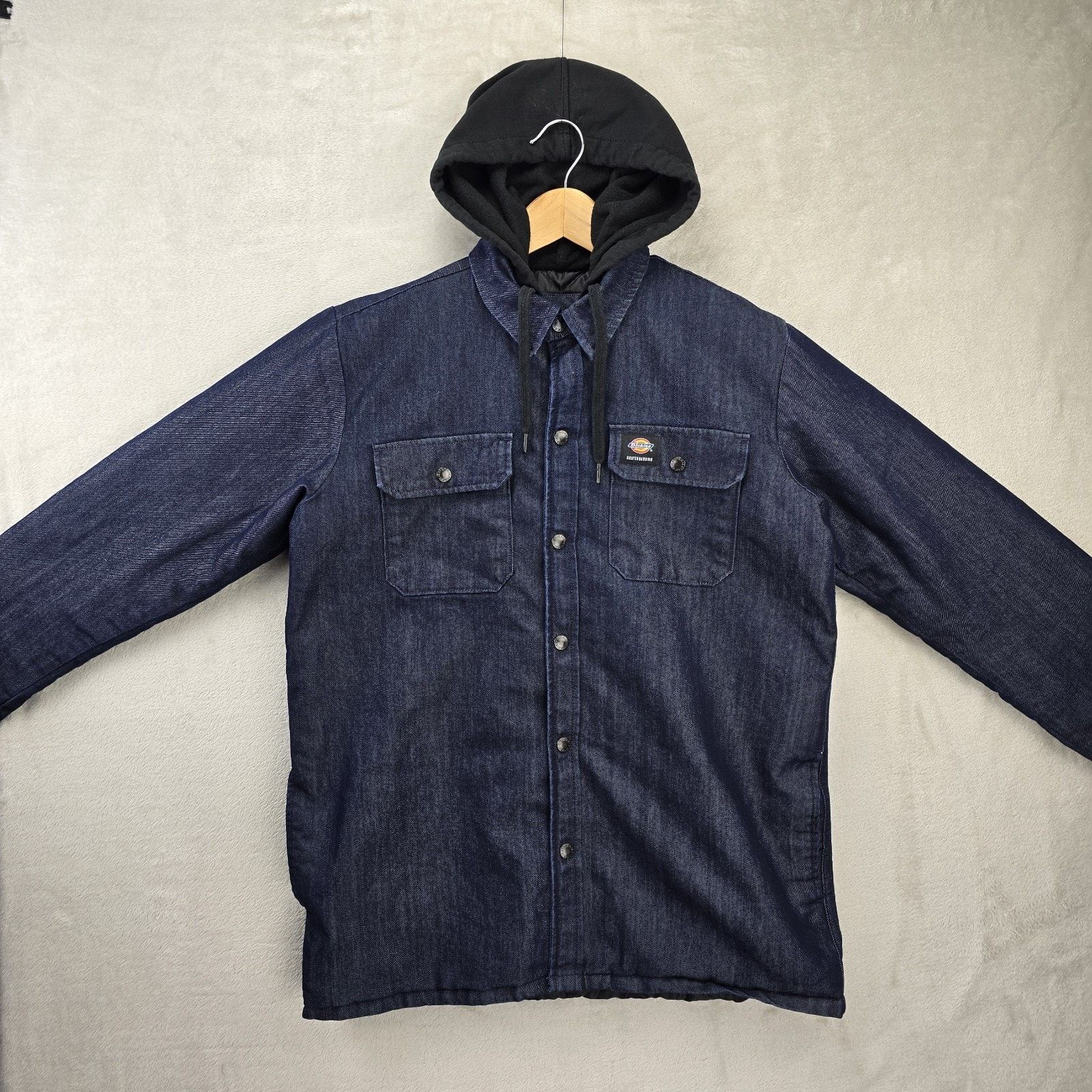 Dickies Dickies Skateboarding Denim Jacket Medium Hooded Y2K Size US M / EU 48-50 / 2 - 2 Thumbnail