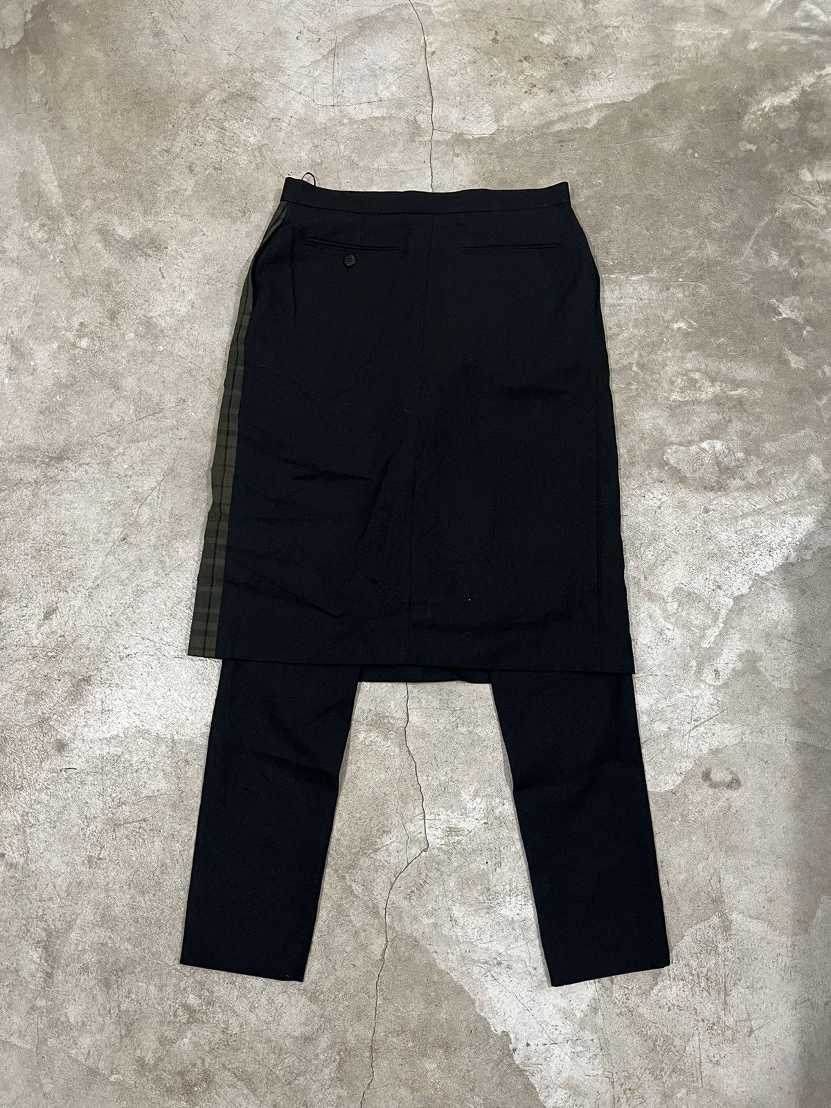 Designer × HYKE FW/2016 Hyke Japan Skirt Layered Pants Size 30" / US 8 / IT 44 - 2 Thumbnail