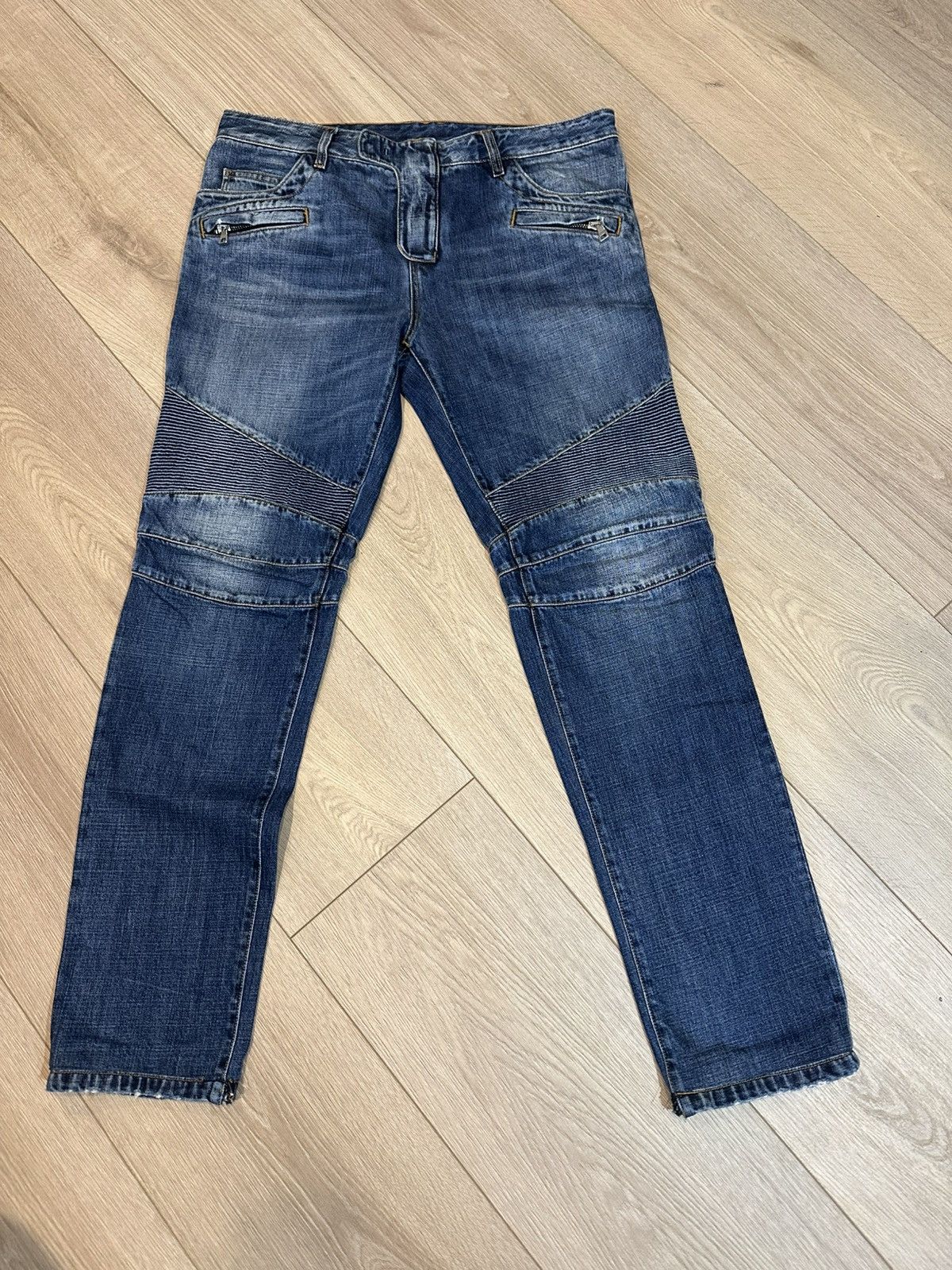 Balmain Balmain Biker Denim Size US 36 / EU 52 - 1 Thumbnail