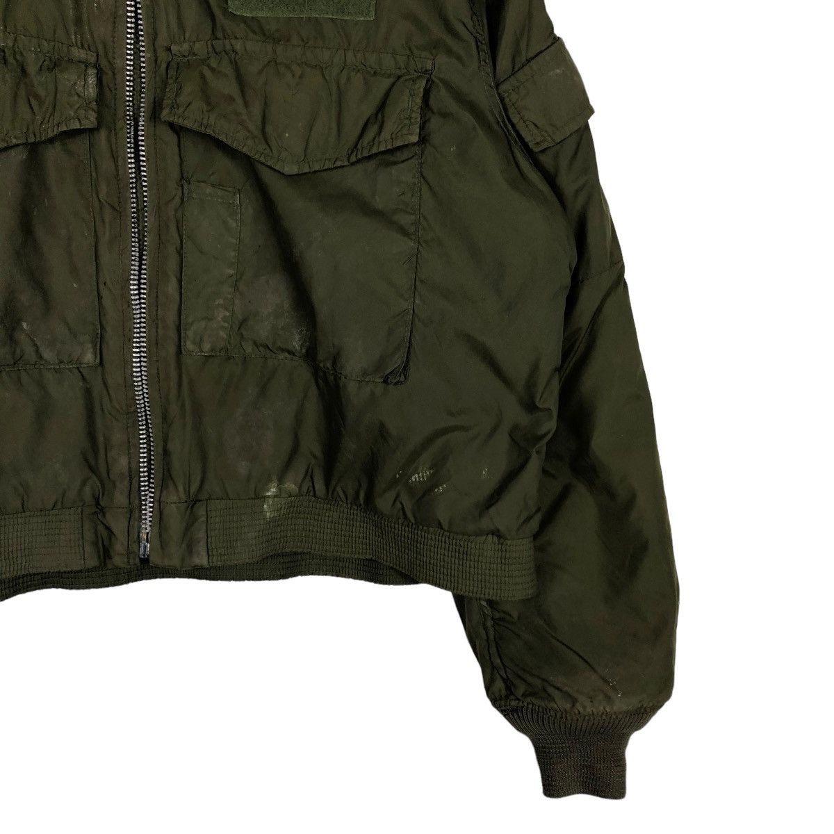Vintage 🔥VINTAGE 60’s FLY BOMBER JACKET MILITARY MADE IN USA Size US L / EU 52-54 / 3 - 7 Thumbnail