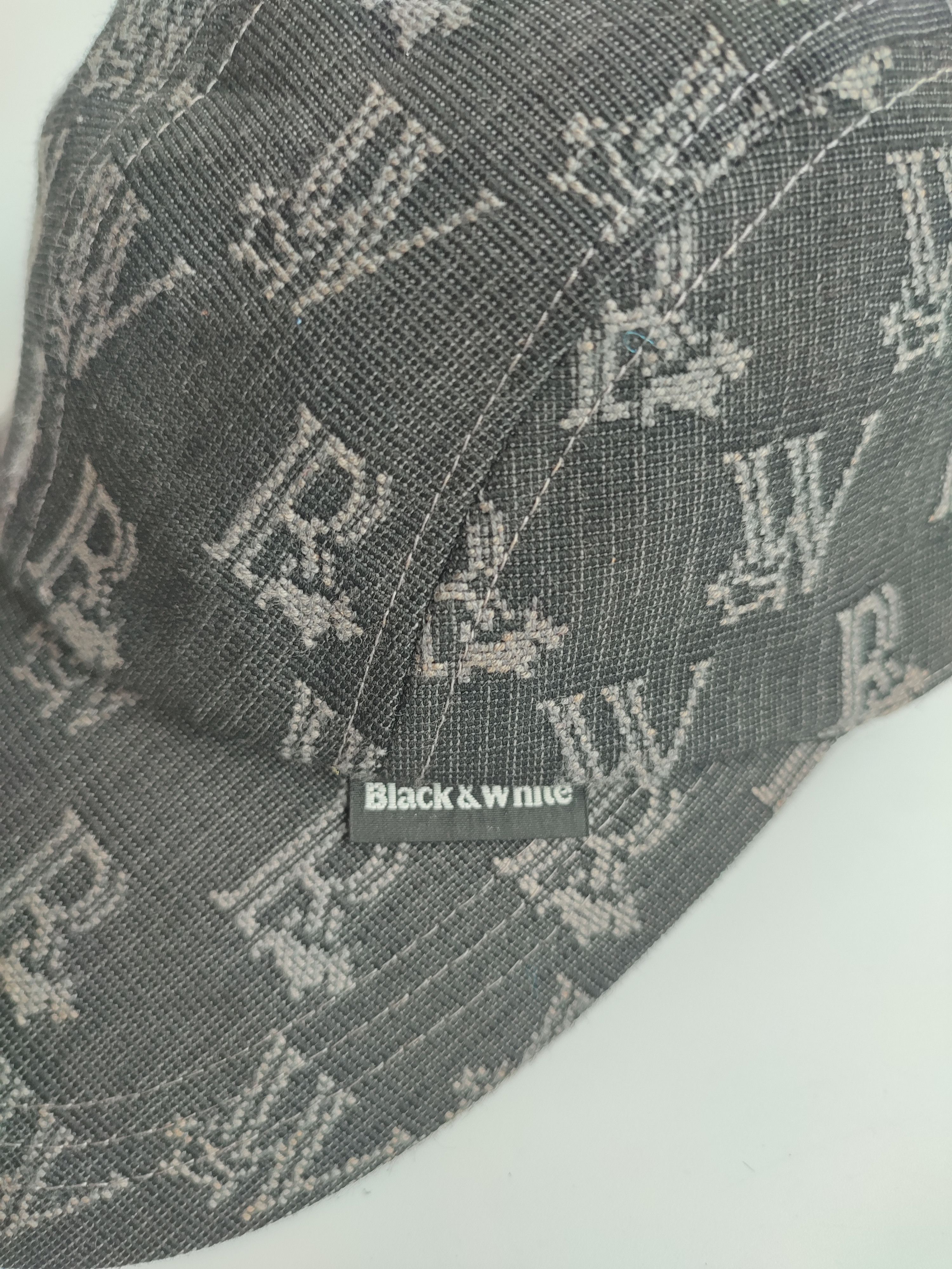 Other BLACK & WHITE FULLPRINT CAP/HAT Size ONE SIZE - 3 Thumbnail