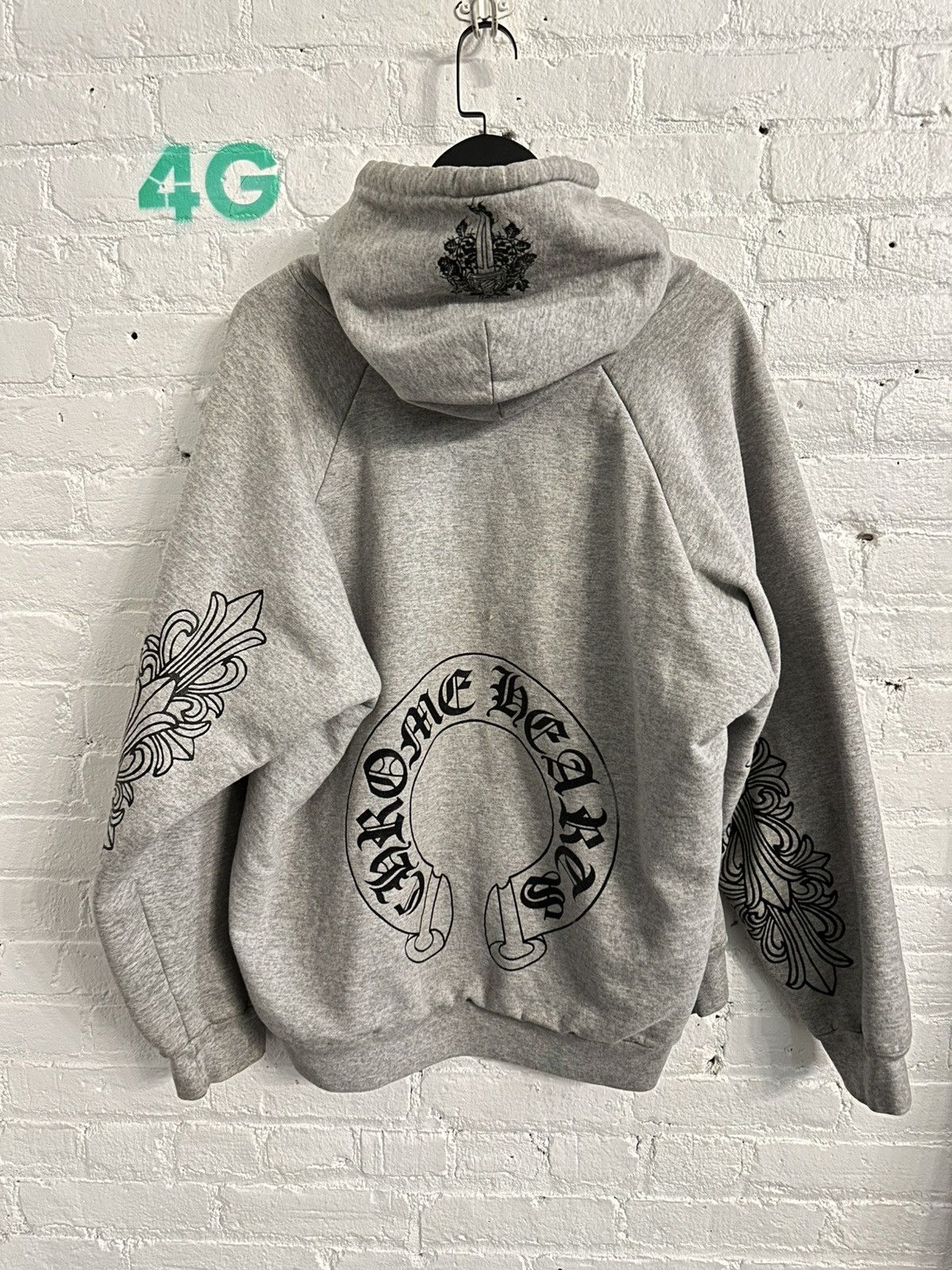 Chrome Hearts CHROME HEARTS THERMAL LINED HOODIE Size US XL / EU 56 / 4 - 1 Thumbnail