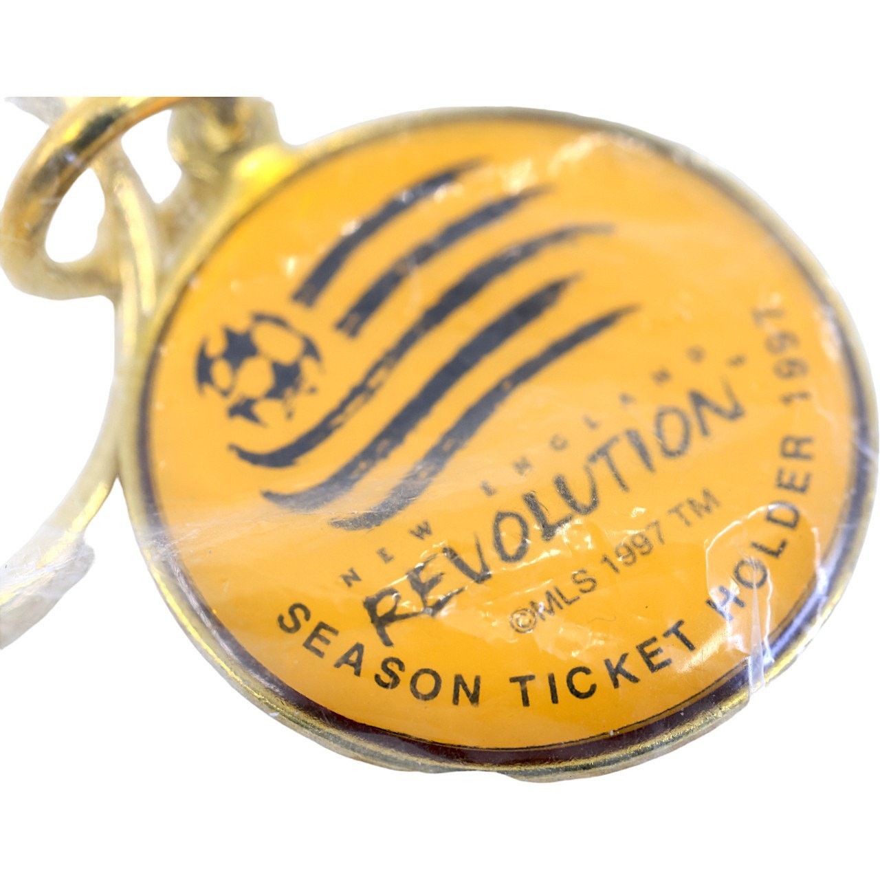 Other New England Revolution 97 Season Ticket Holder Gold Keychain Size ONE SIZE - 3 Thumbnail