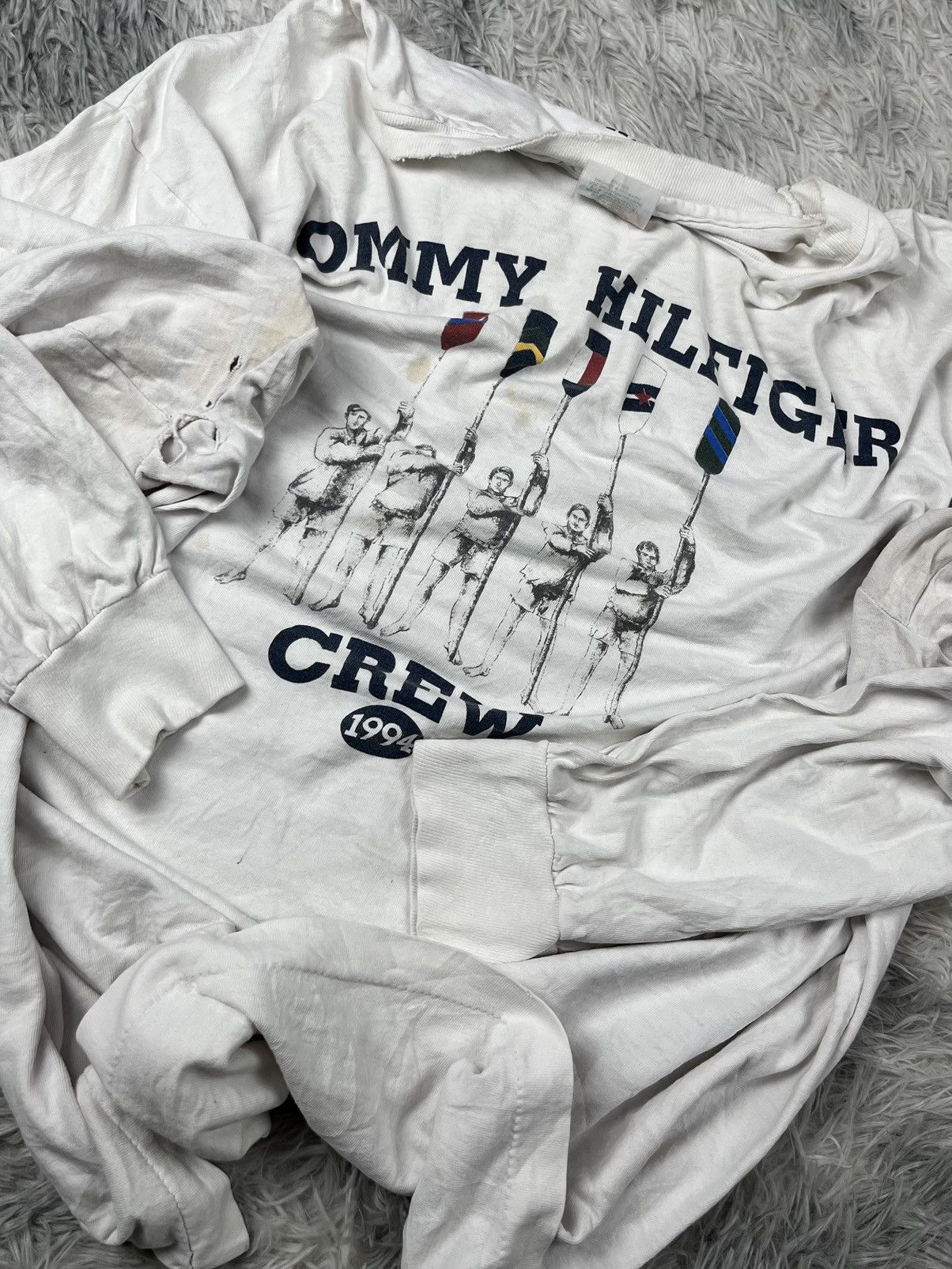Tommy Hilfiger Vintage Tommy Hilfiger Long sleeve T-shirt Size US L / EU 52-54 / 3 - 13 Thumbnail
