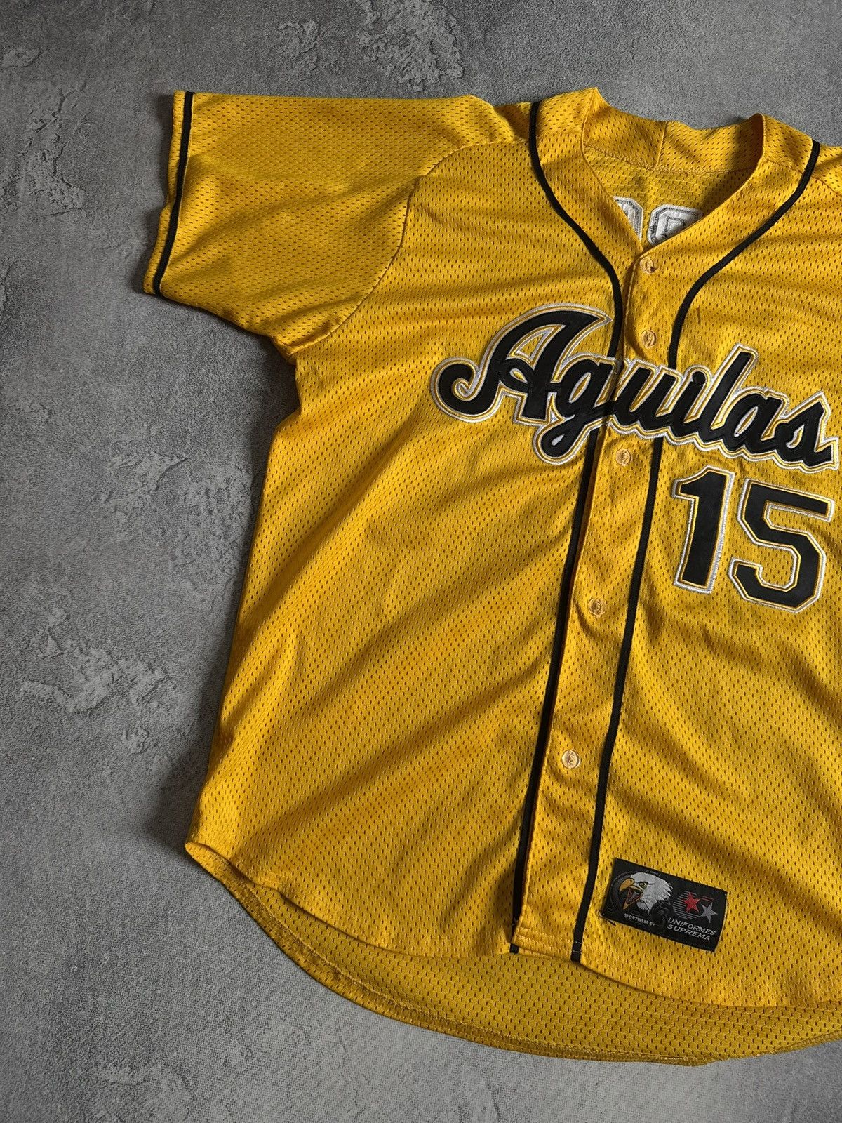 MLB MLB Baseball ⚾️ Aguilas 15 Furcal jersey tee tshirts polo Size US XL / EU 56 / 4 - 7 Thumbnail