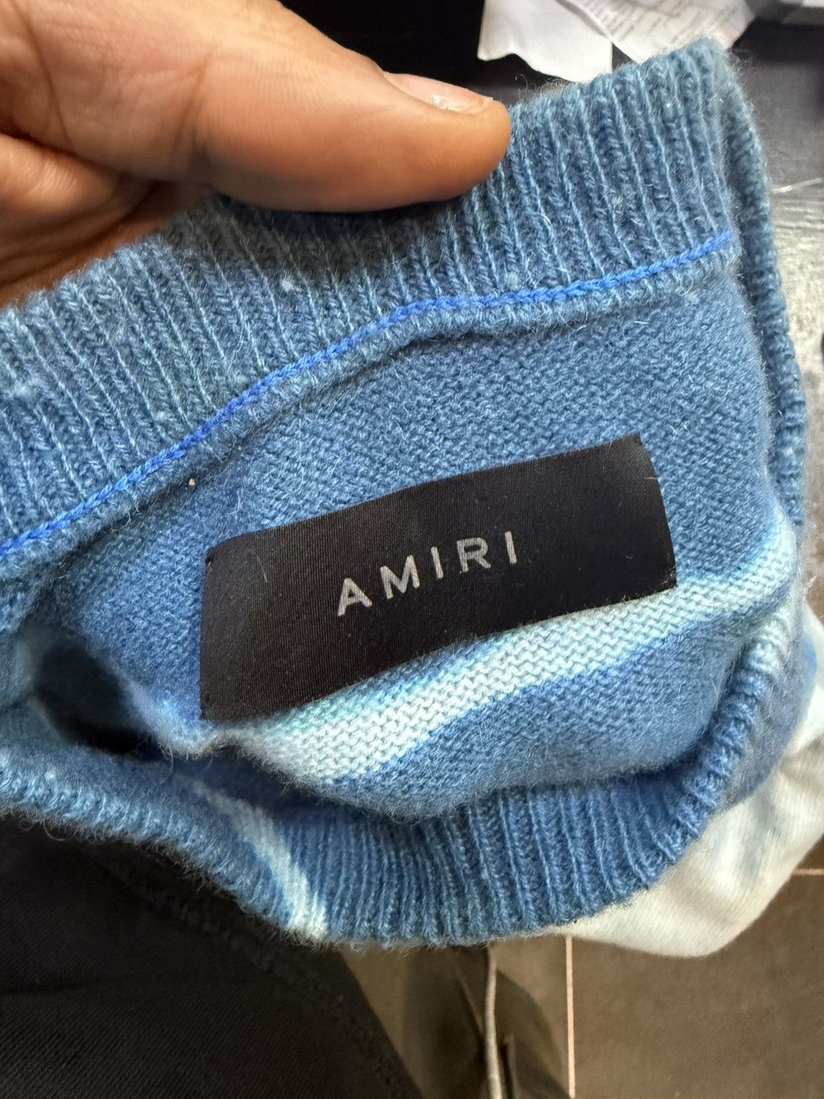 Amiri Amiri TIE DYE KNIT FOOTBALL JERSEY Size US S / EU 44-46 / 1 - 4 Thumbnail