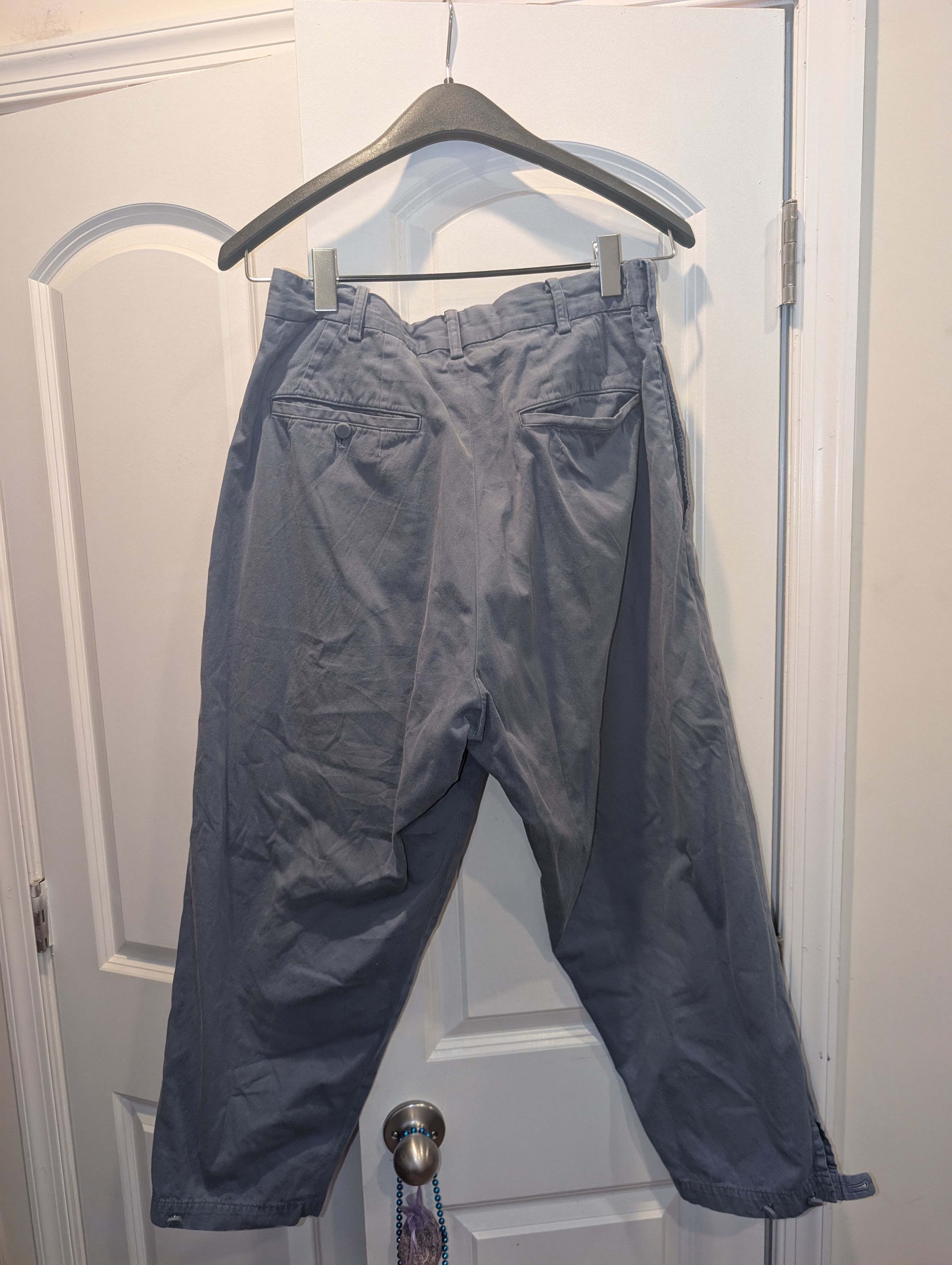 Yohji Yamamoto YOHJI YAMAMOTO POUR HOMME COTTON Pants Size 3 (32) Size US 32 / EU 48 - 2 Thumbnail