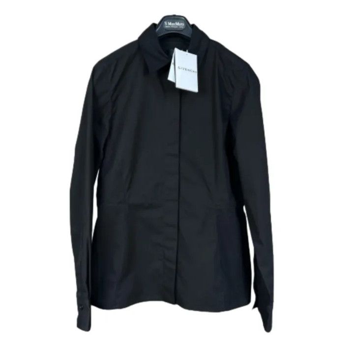 Givenchy Givenchy Embroidered Logo Long-Sleeve Shirt Jacket Size US XXS / EU 40 - 1 Thumbnail