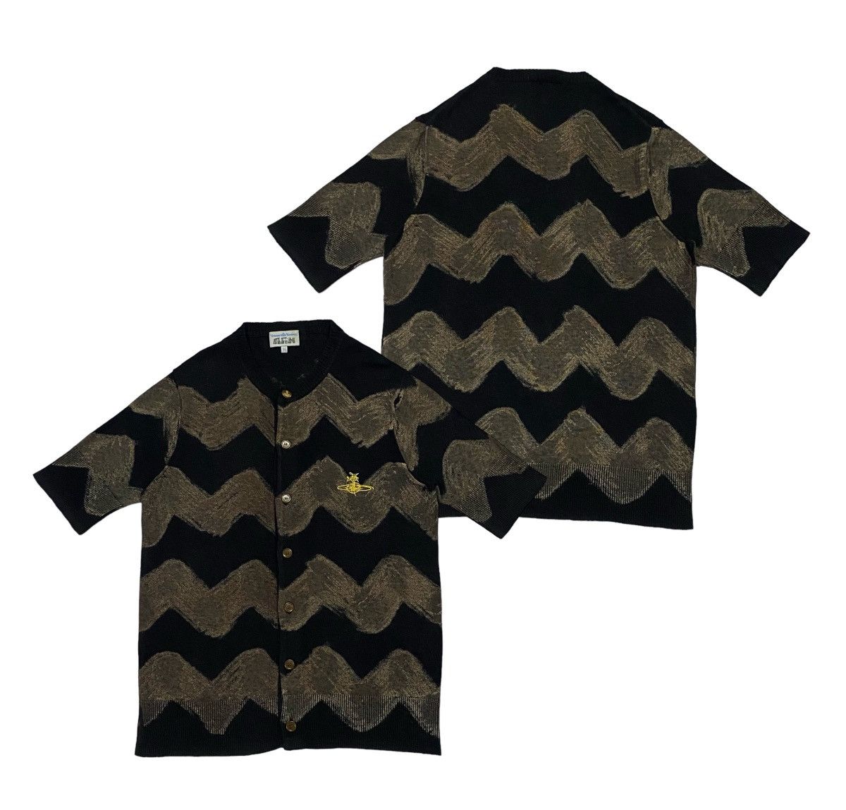 Vivienne Westwood Vivienne Westwood Cardigan Knit Button Ups Short Sleeve Size US S / EU 44-46 / 1 - 1 Thumbnail