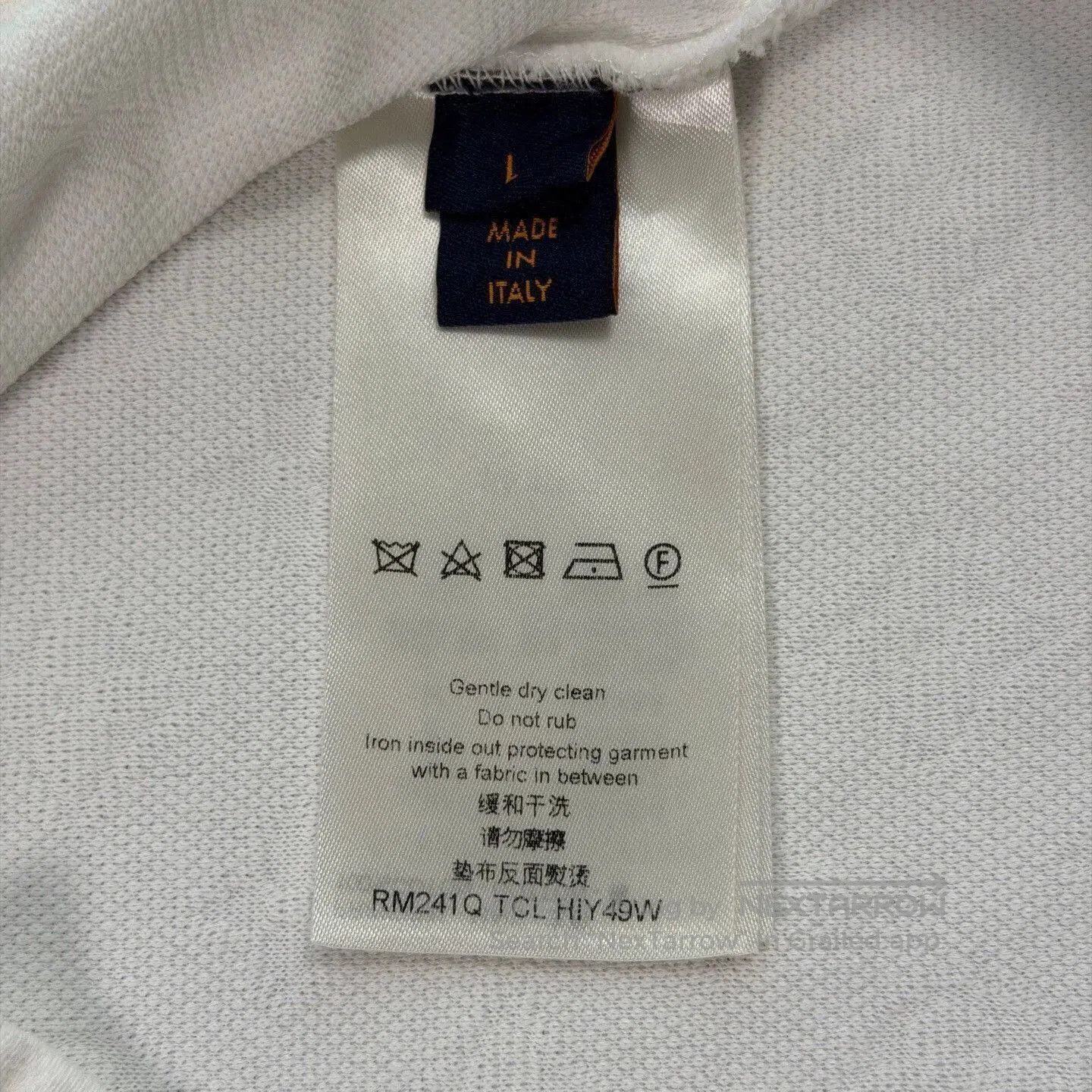 Louis Vuitton White Short-Sleeve T-Shirt with Pocket. Size US L / EU 52-54 / 3 - 4 Thumbnail