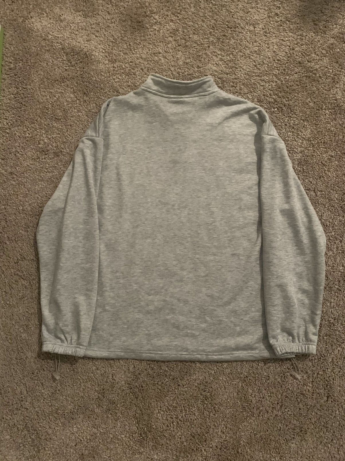 Shein Letter Graphic Quarter-zip Drop Shoulder Loose Sweatshirt Size US L / EU 52-54 / 3 - 5 Thumbnail