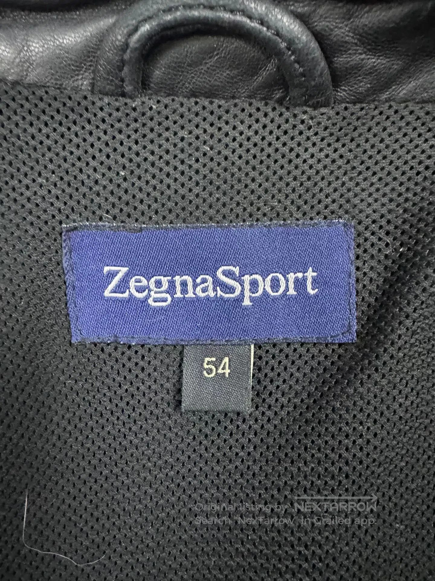 Ermenegildo Zegna Zegna Leather Motorcycle Jacket Size 54. Size US L / EU 52-54 / 3 - 4 Thumbnail