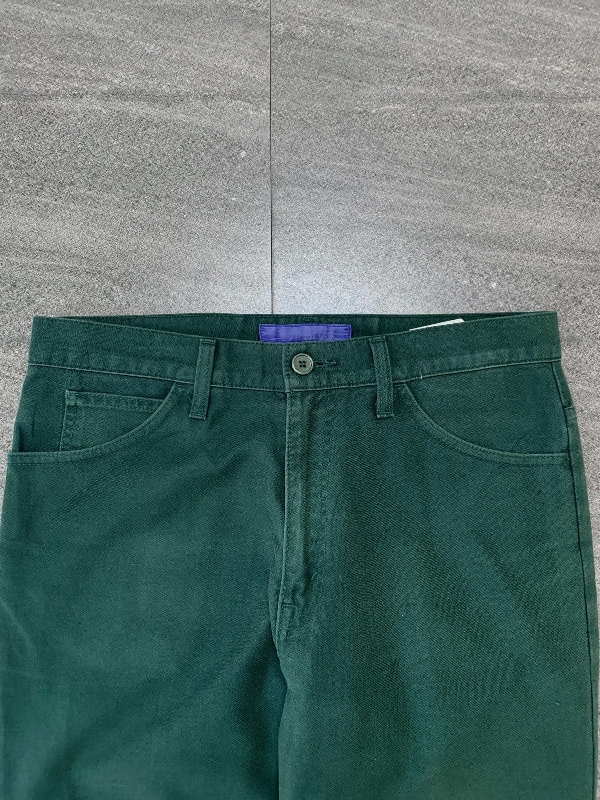 Junya Watanabe FREE TAX! 2000s Dark Green Flared Pants Size US 32 / EU 48 - 3 Thumbnail