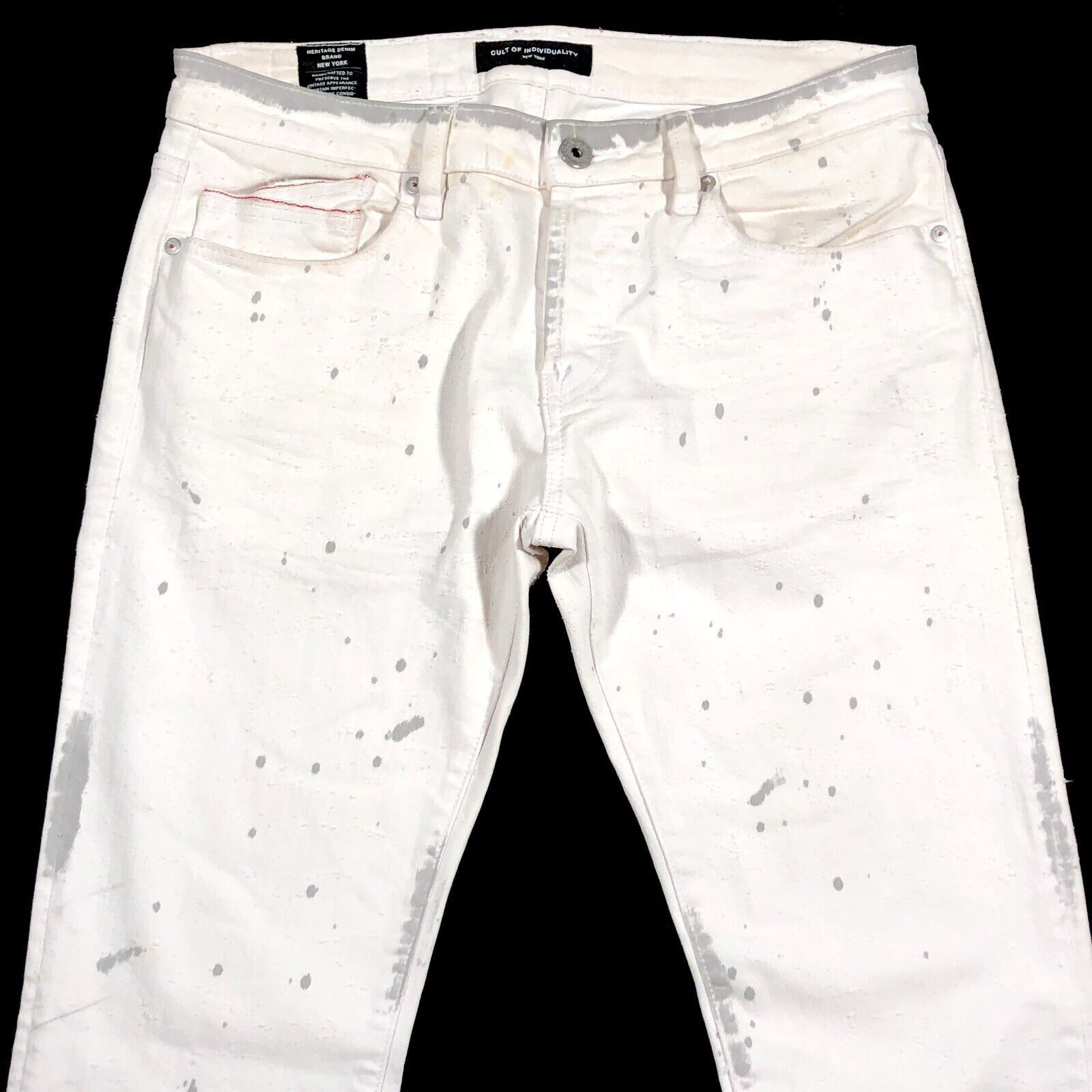 Cult Of Individuality Cult of Individuality Greaser Straight Jeans Pants 32x34 Size US 32 / EU 48 - 3 Thumbnail