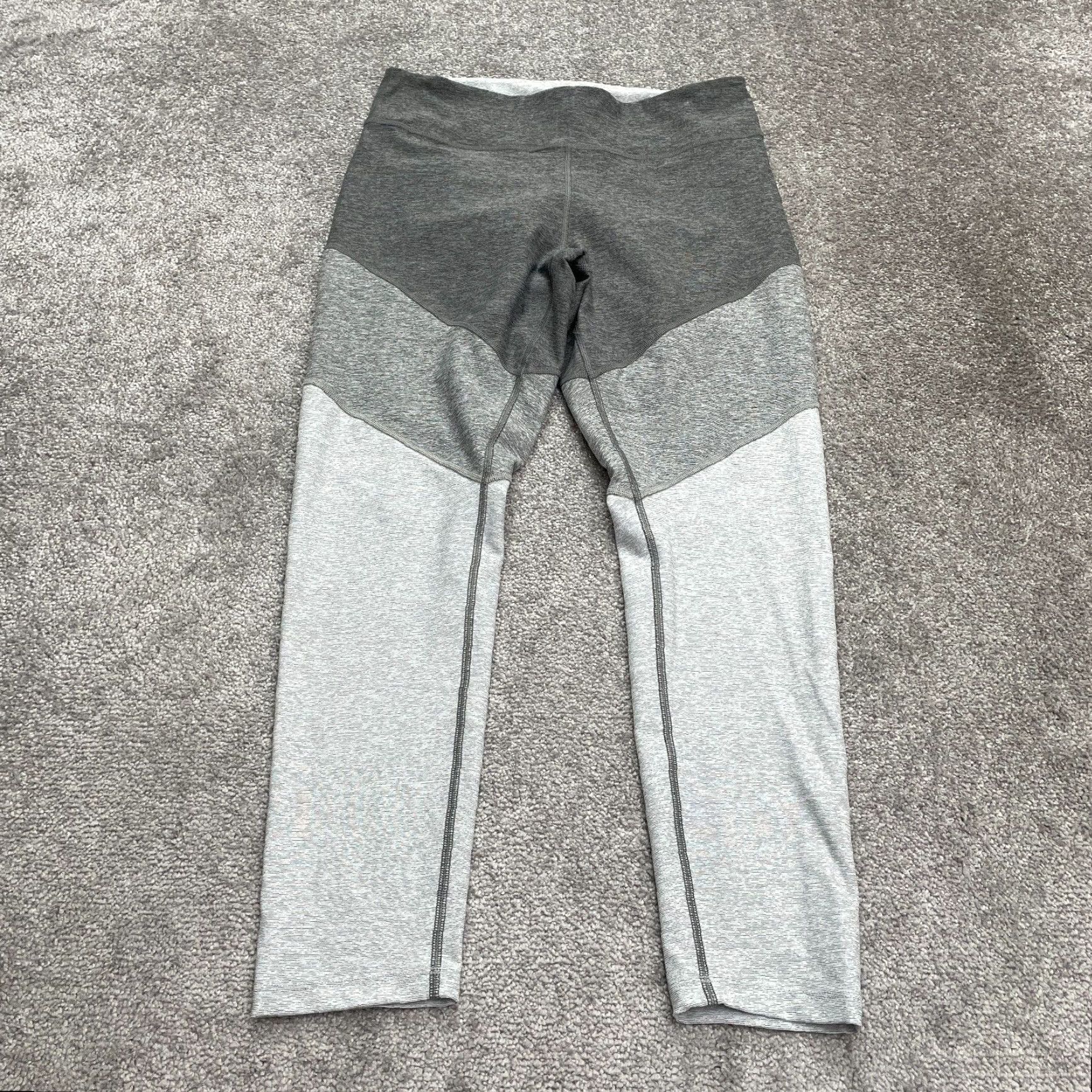 Outdoor Voices Outdoor Voices Leggings Compression Womens XL Gray Colorblock Active Yoga 31x26 Size 40" / US 18 - 2 Thumbnail