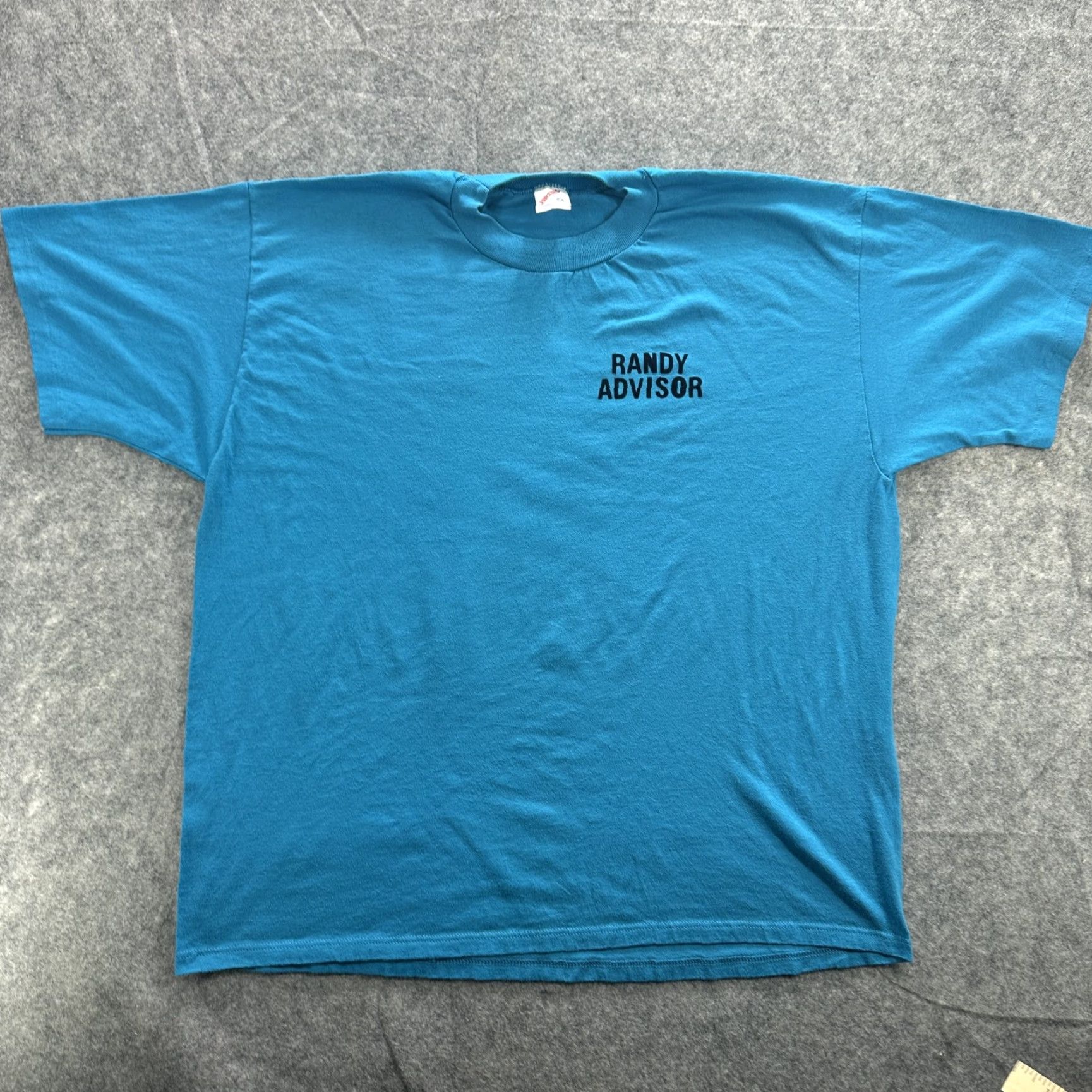 Jerzees VINTAGE Jerzees Trail Blazers 4-H Club Shirt Mens 2XL Blue Cotton Polyester Crew Neck Short Sleeve Graphic Print Horse 90s Tee Size US XXL / EU 58 / 5 - 2 Thumbnail