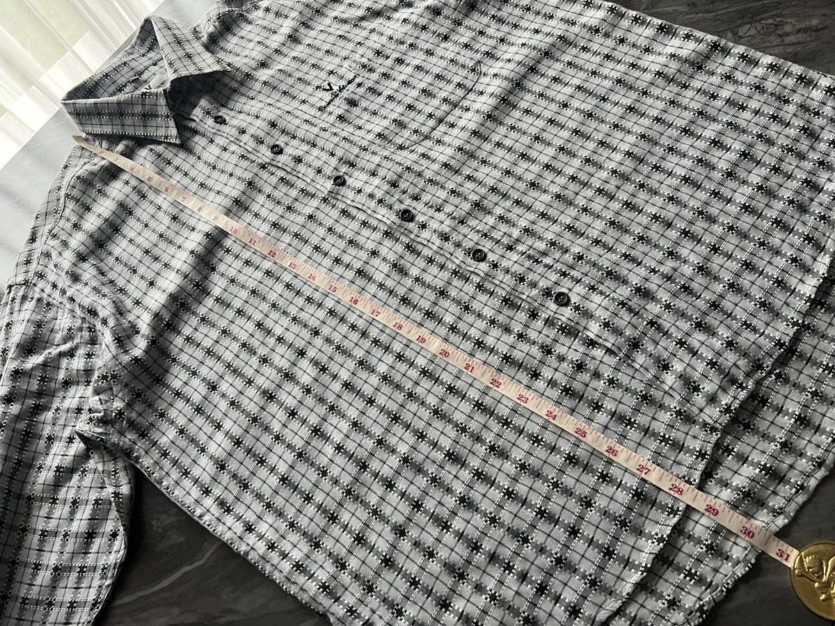 Gianni Valentino Giovanni Valentino : Shirt Button Ups Embroider Rare Pattern Size US XXL / EU 58 / 5 - 9 Thumbnail