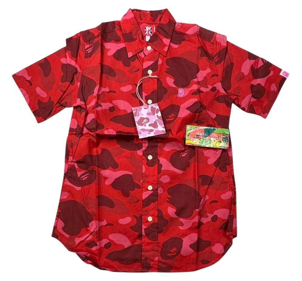 Bape BAPE APE RED CAMO shirts Size ONE SIZE - 1 Thumbnail