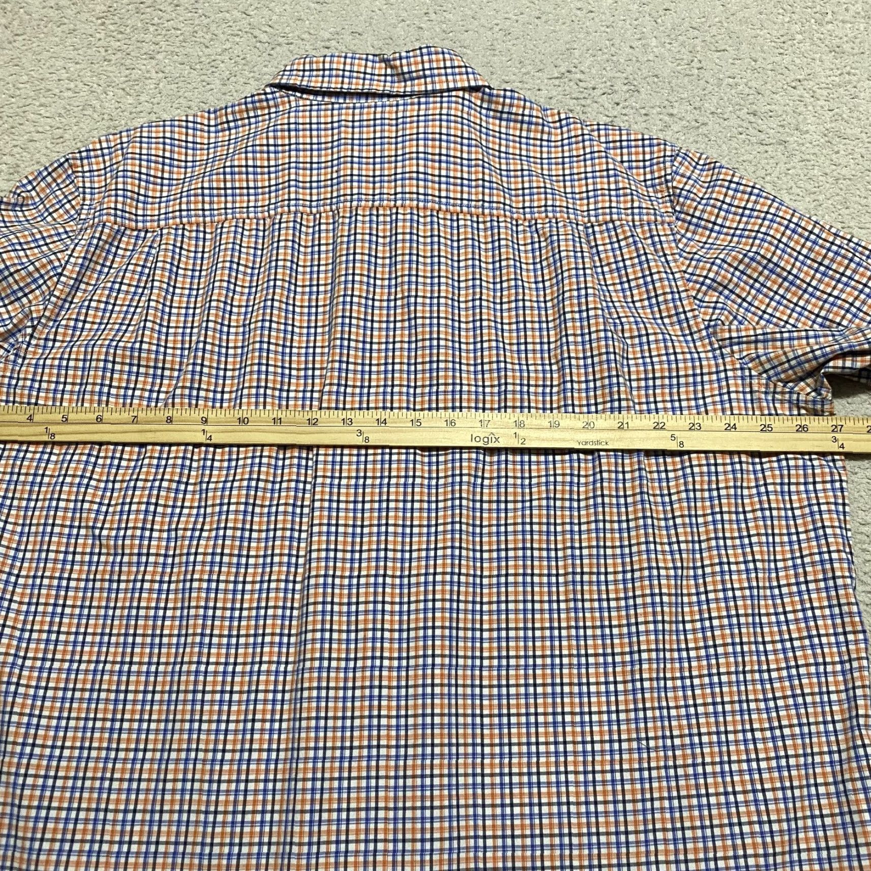 Chaps Chaps Shirt Mens 2XL Multicolor Plaid Long Sleeve Button Up Cotton Size US XXL / EU 58 / 5 - 7 Thumbnail