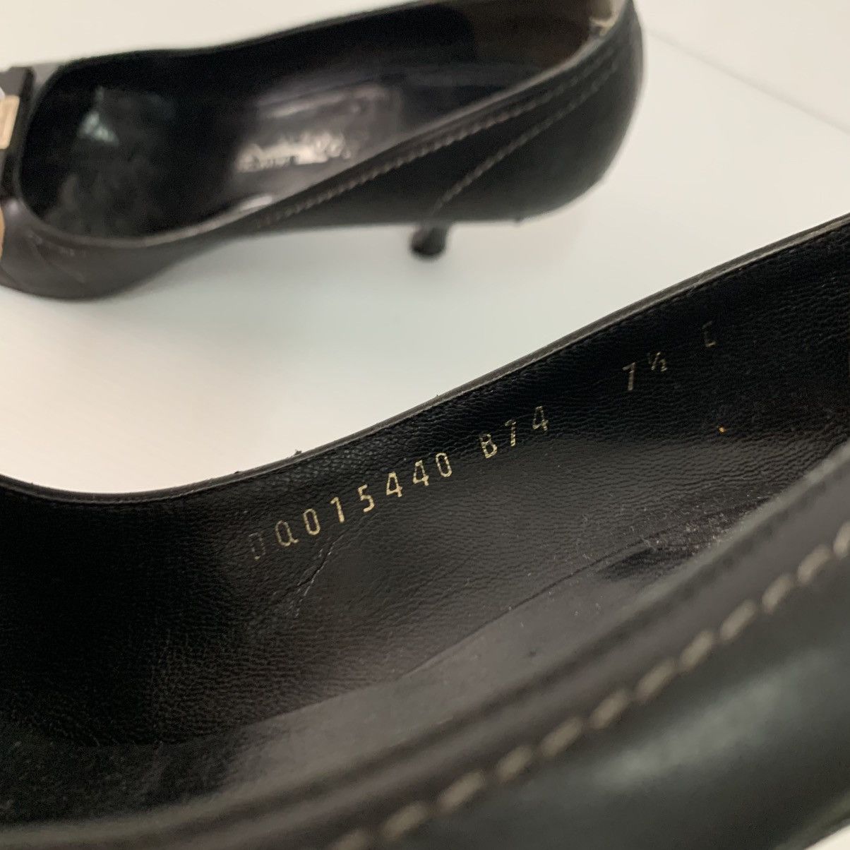 Salvatore Ferragamo Salvatore Ferragamo Leather Heels Size US 7.5 / IT 37.5 - 12 Thumbnail
