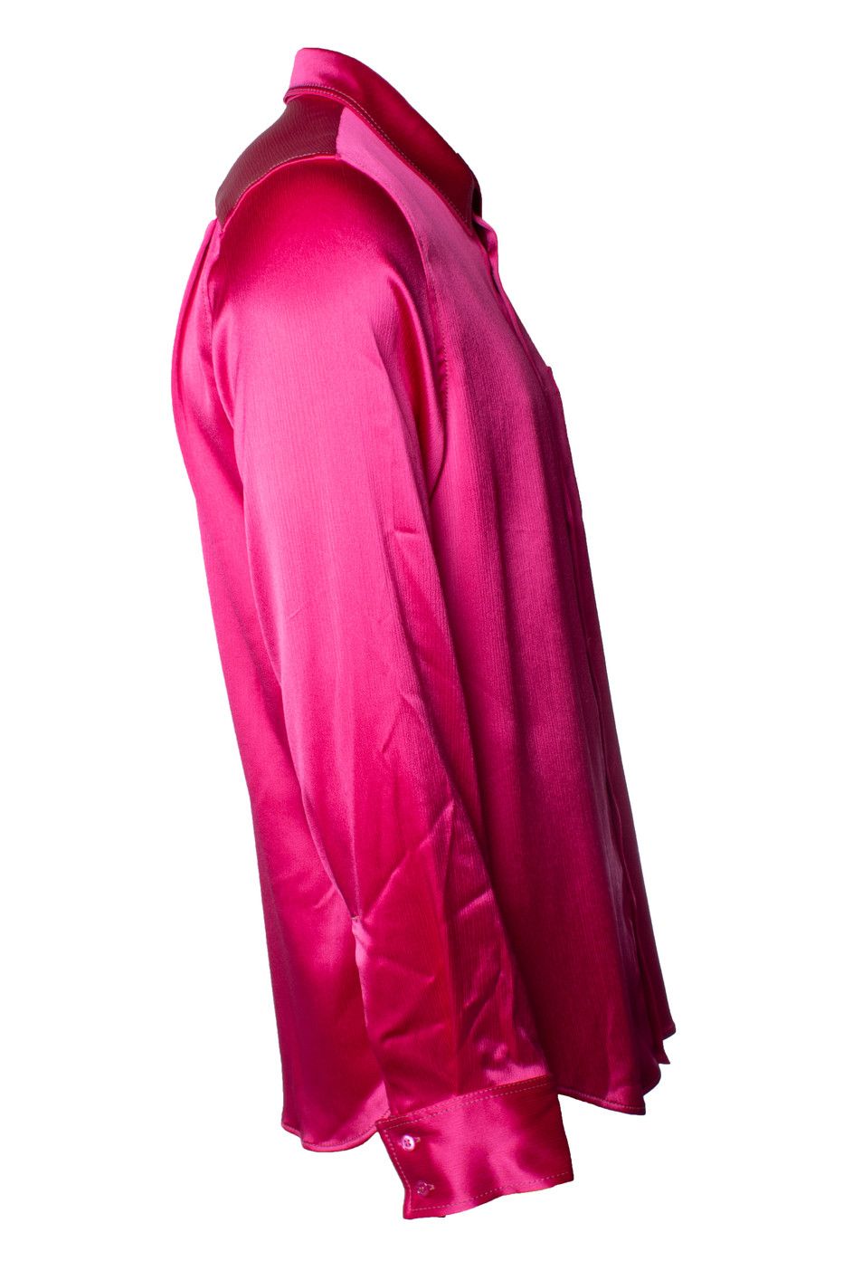 Sies Marjan Sies Marjan, Sander satin shirt in fuchsia Size US L / EU 52-54 / 3 - 4 Thumbnail