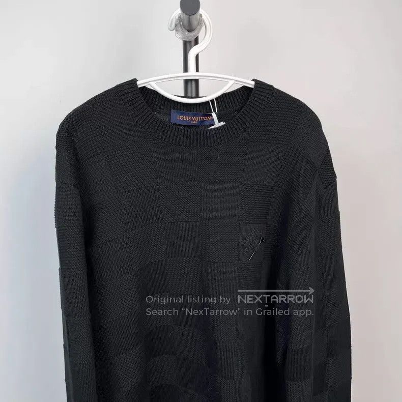 Louis Vuitton Louis Vuitton Full printed checkerboard pin knit sweater Size US M / EU 48-50 / 2 - 3 Thumbnail