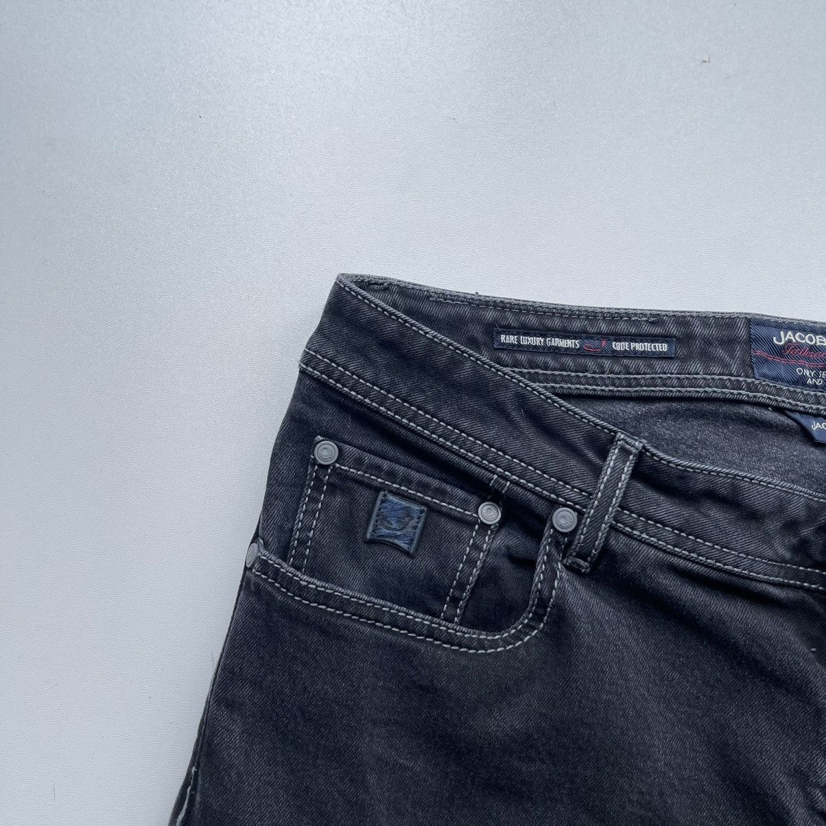 Jacob Cohen Jacob Cohen 688 Handmade Luxury Denim Stretch Jeans Washed Size US 38 / EU 54 - 4 Thumbnail