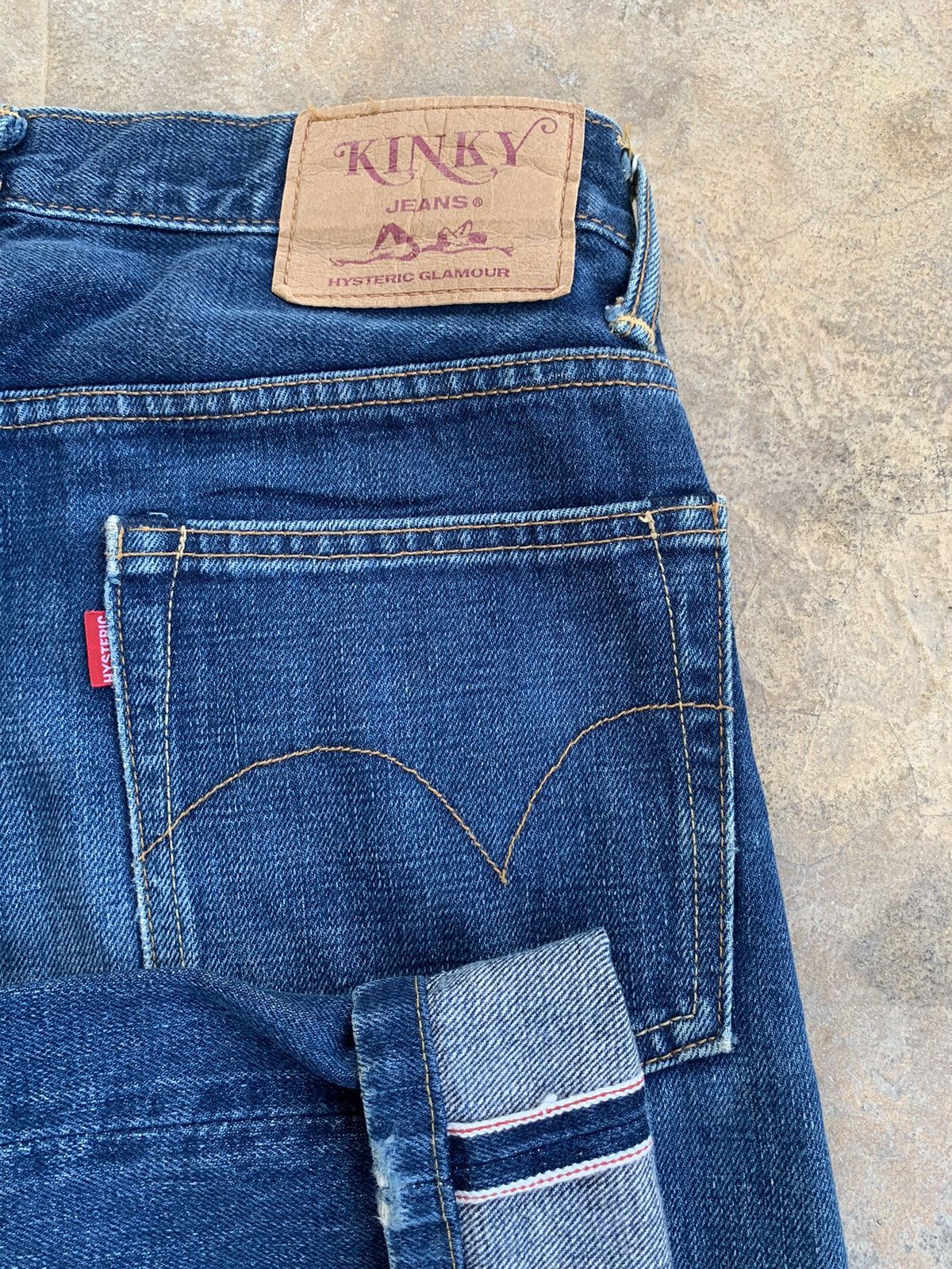 Hysteric Glamour × If Six Was Nine × Le Grande Bleu (L.G.B.) Vintage Hysteric Glamour kinky Selvedge Denim Size US 29 - 3 Thumbnail