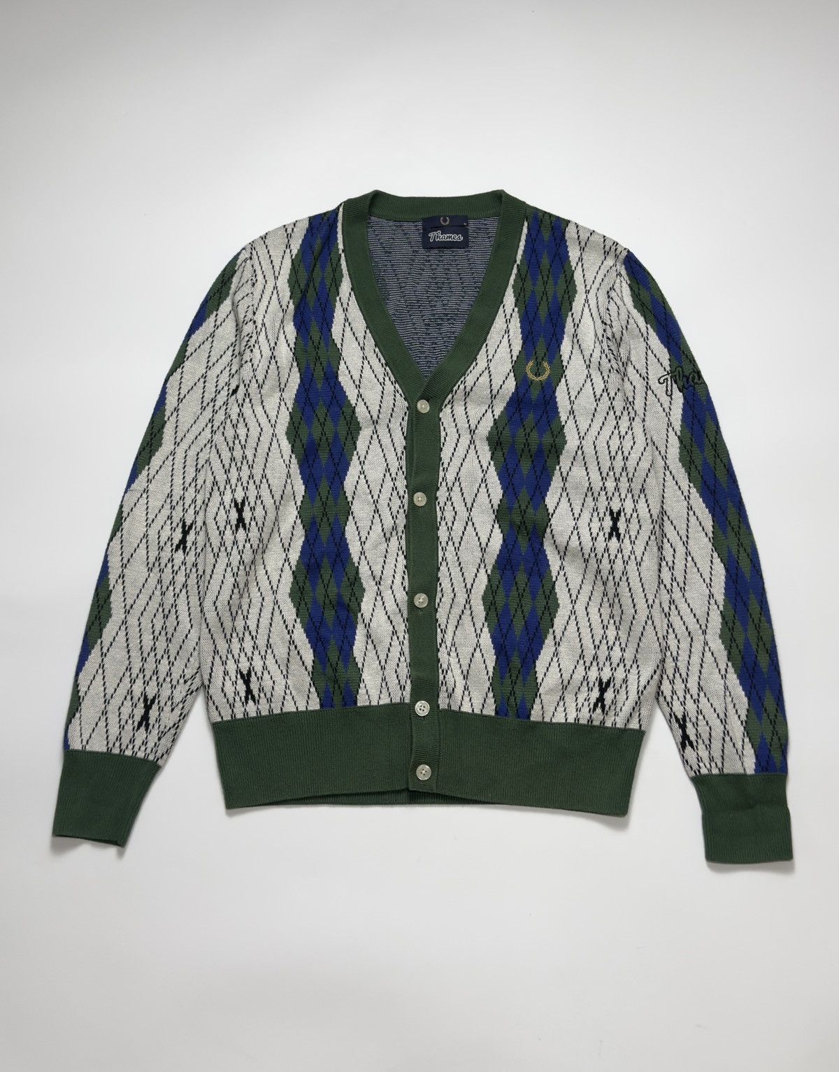 Fred Perry Thames x Fred Perry Argyle Cardigan Size US M / EU 48-50 / 2 - 1 Thumbnail
