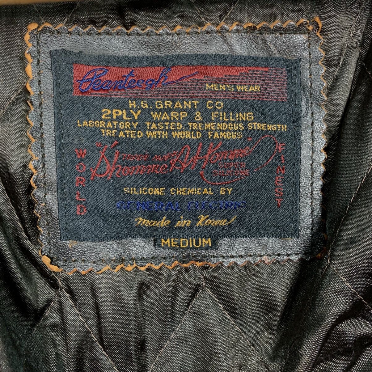 Japanese Brand D Homme A Homme Military Flight Leather Jacket Size US M / EU 48-50 / 2 - 15 Thumbnail