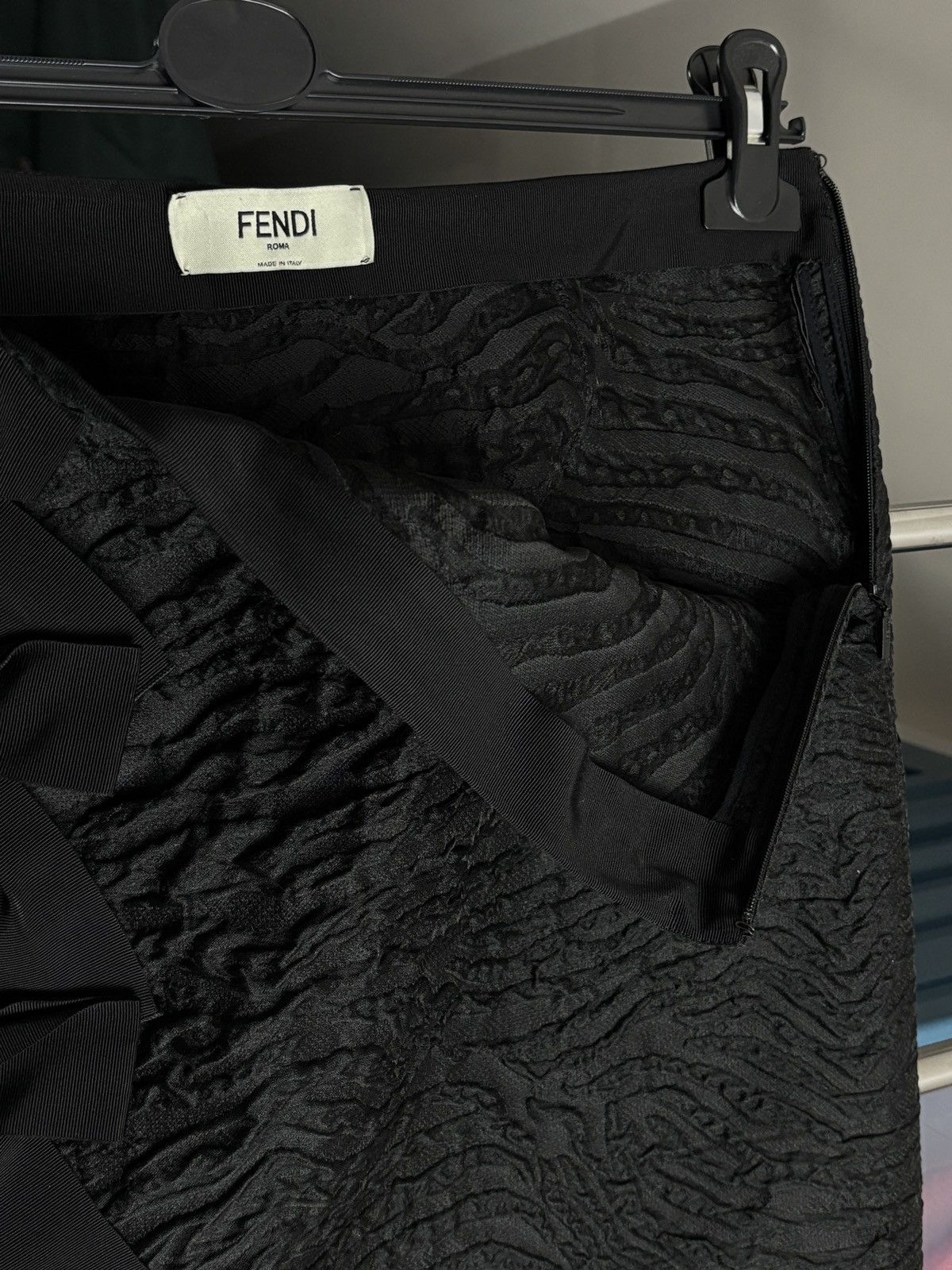 Fendi Fendi Midi Pencil Dress Bows Ribbons Luxury Designer Size 28" / US 6 / IT 42 - 6 Thumbnail