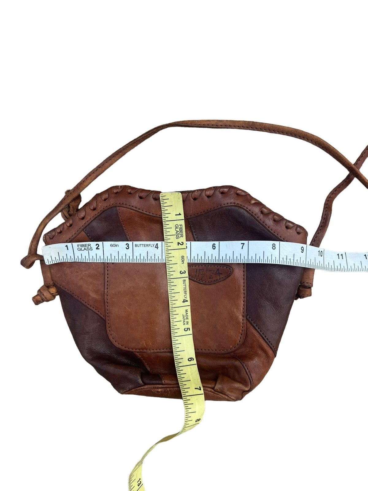 Leather Vintage Ibiza Japan Patina Leather Patchwork Mini Bag Size ONE SIZE - 21 Thumbnail