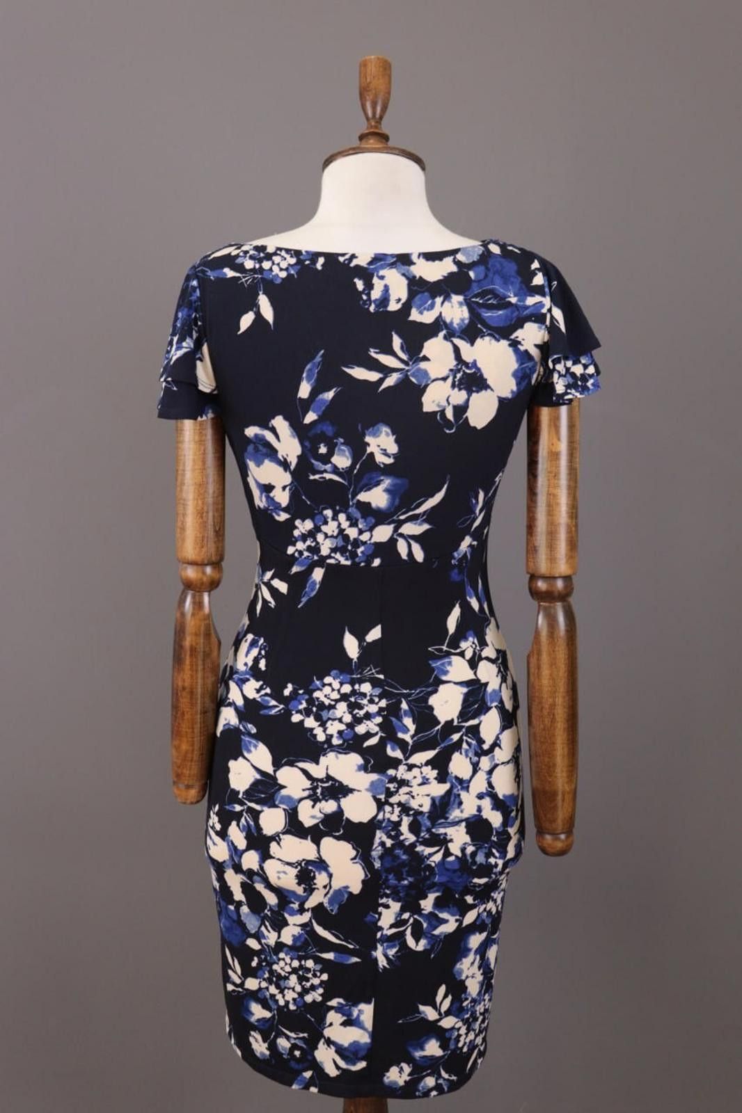 Lauren Ralph Lauren Ladies Ralph Lauren Blue Floral Evening Dress Size 15? Size M / US 6-8 / IT 42-44 - 8 Thumbnail
