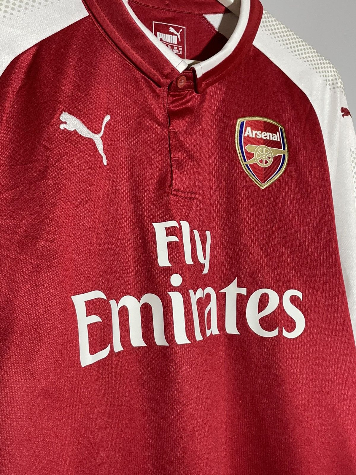Puma #14 Aubameyang Arsenal FC 2017/18 Puma Football Long Sleeve Size US M / EU 48-50 / 2 - 4 Thumbnail