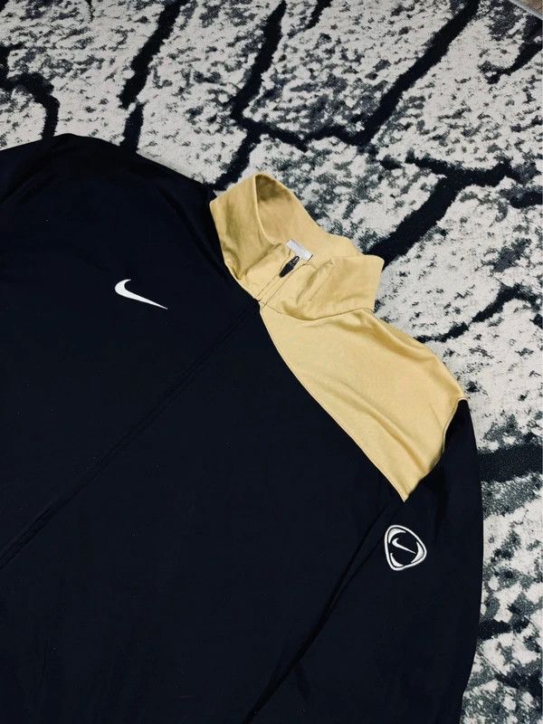 Nike Nike Dri Fit Sports Jacket Black Gold XL Size US XL / EU 56 / 4 - 3 Thumbnail