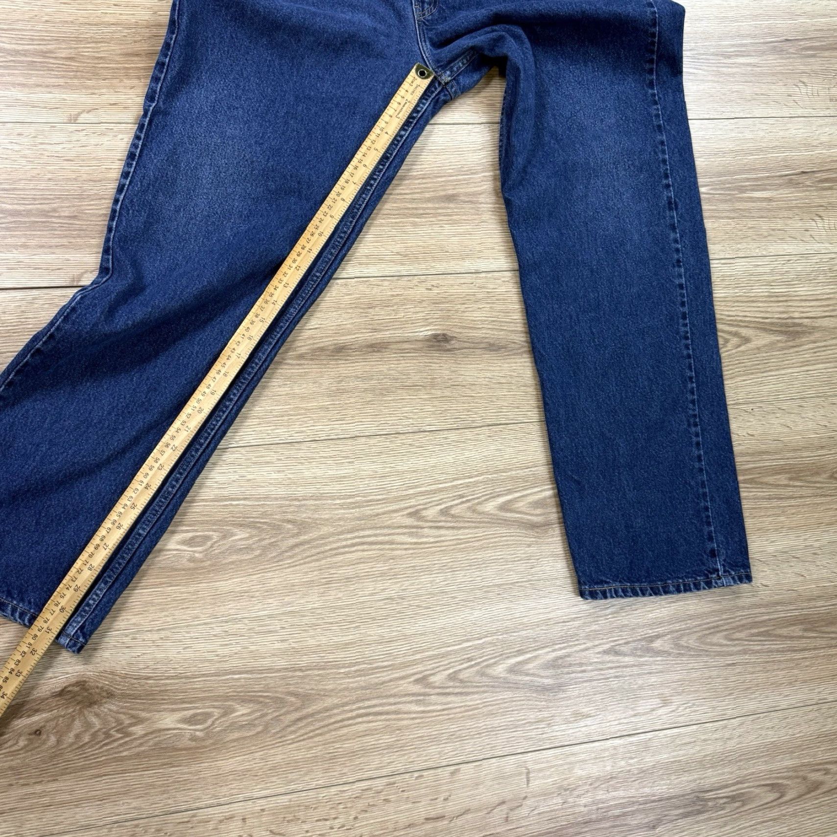 Levi's VINTAGE Levi's 505 Jeans Dark Wash Denim Regular Fit Adult 42x32 Straight Mens Size US 42 / EU 58 - 7 Thumbnail