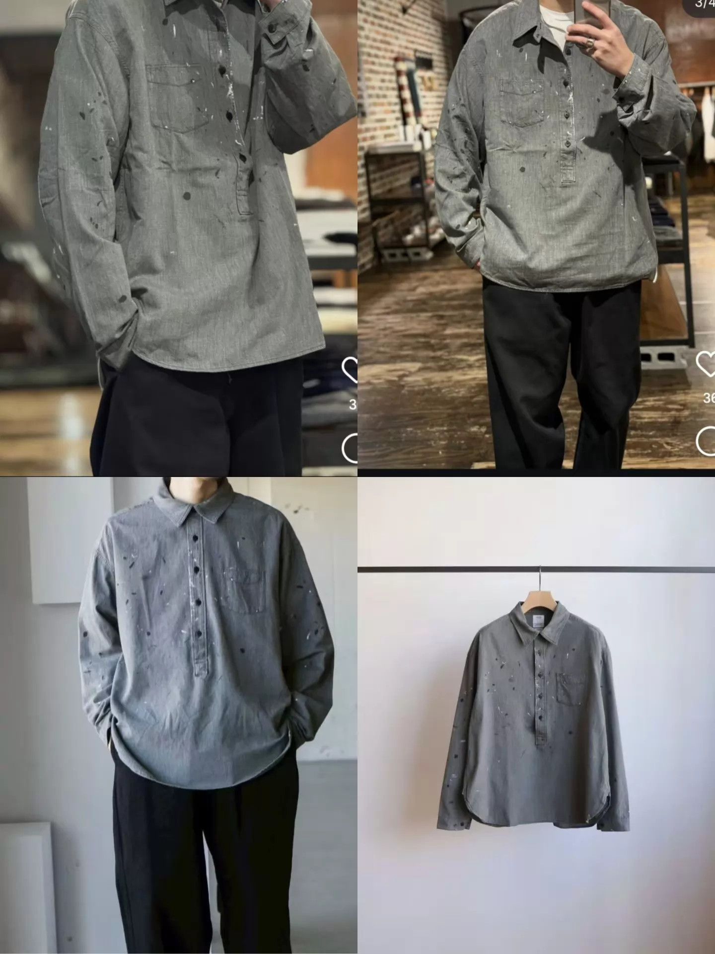 Visvim VISVIM 26SS 1910 P.O. CHAMBRAY L/S indigo 2 loose Size US M / EU 48-50 / 2 - 7 Thumbnail