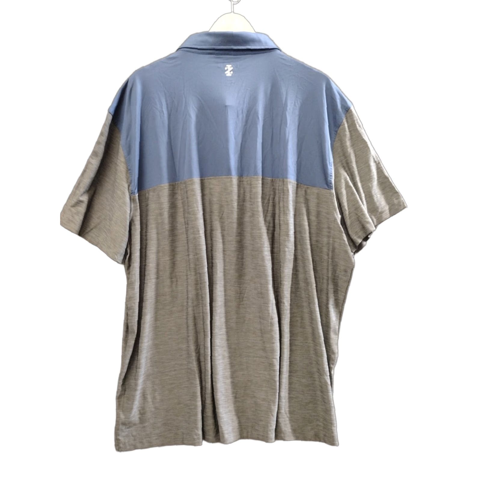 Izod IZOD GOLF Men Polo Shirt XXXL Short Sleeve Blue/Gray SwingFlex Stretch Tech Cool FX Size US XXL / EU 58 / 5 - 1 Thumbnail