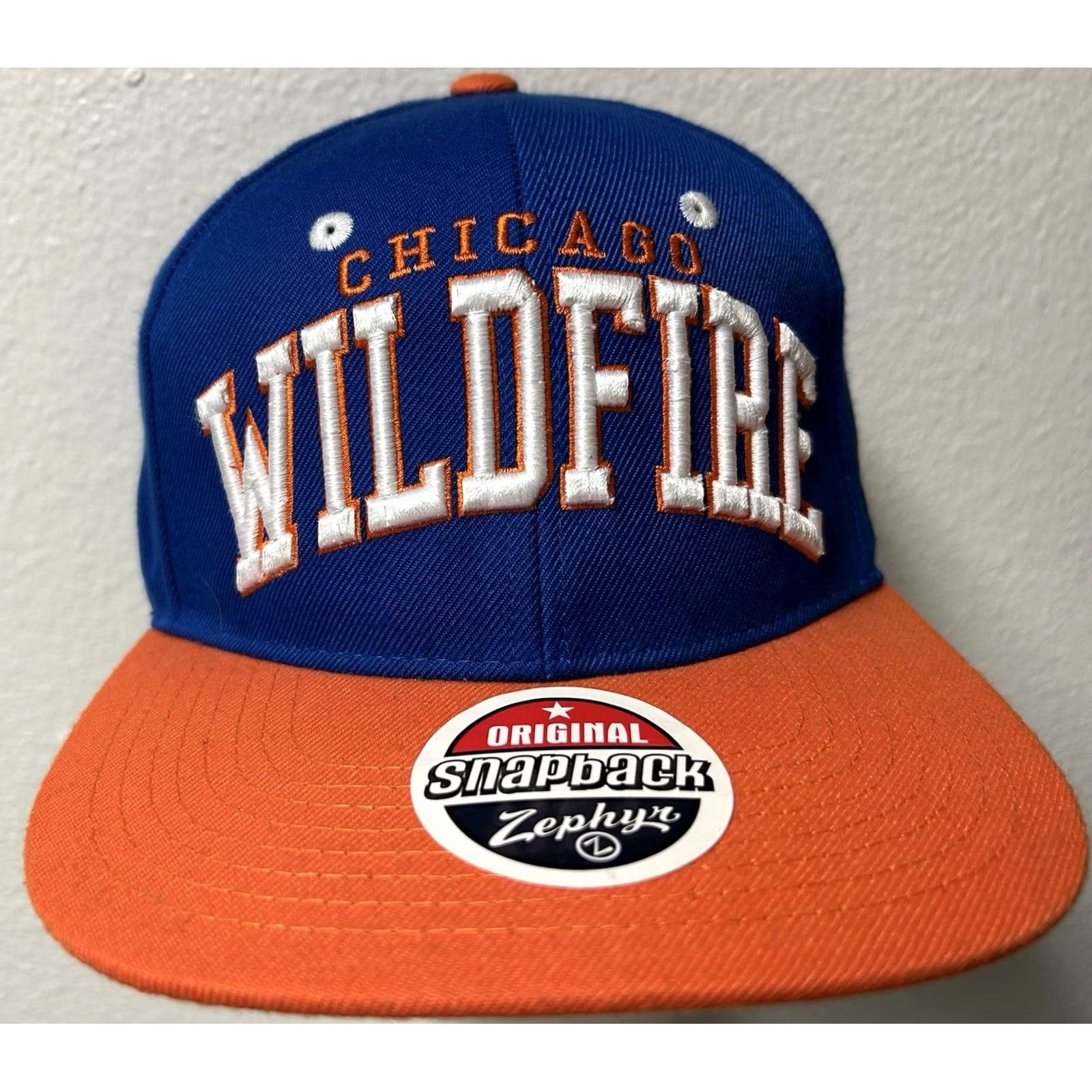 Zephyr VINTAGE Chicago Wildfire Ultimate Disc Frisbee Snapback Hat Embroidered Zephyr Size ONE SIZE - 2 Thumbnail