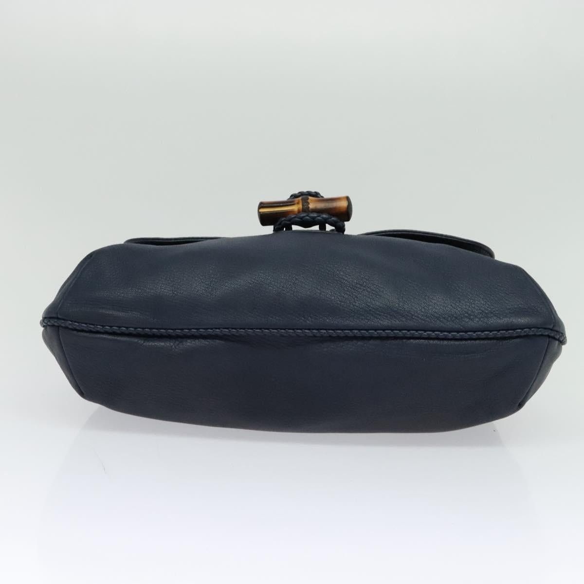 Gucci GUCCI Shoulder Bag Leather Blue Gold Size ONE SIZE - 5 Thumbnail